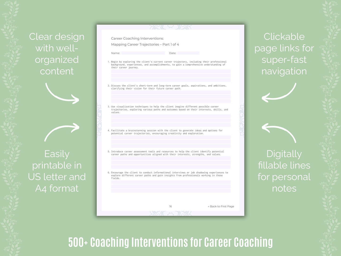 Career Coaching Templates