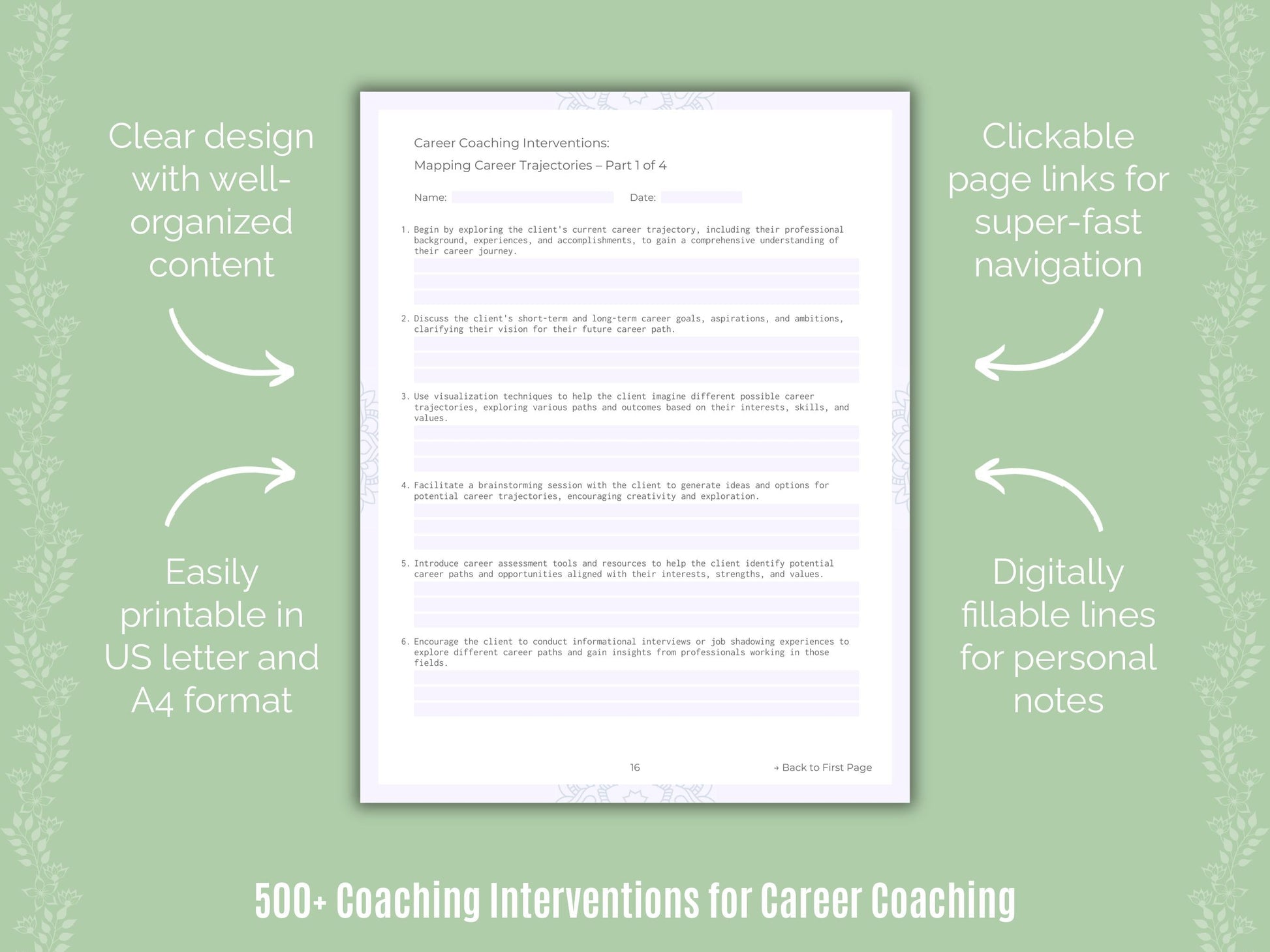 Career Coaching Templates