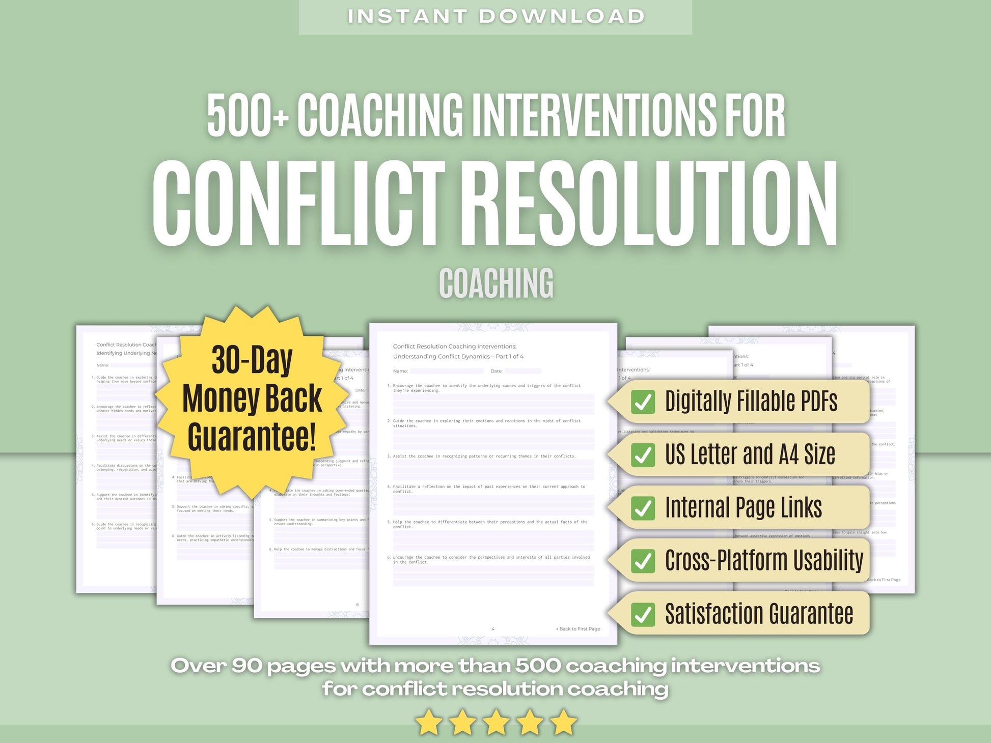 Conflict Resolution Coaching Workbooks