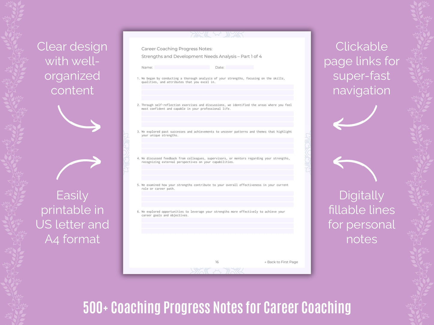 Career Coaching Templates