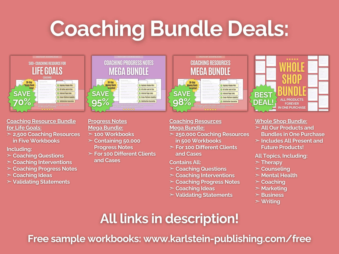 Life Goals Coaching Session Tools