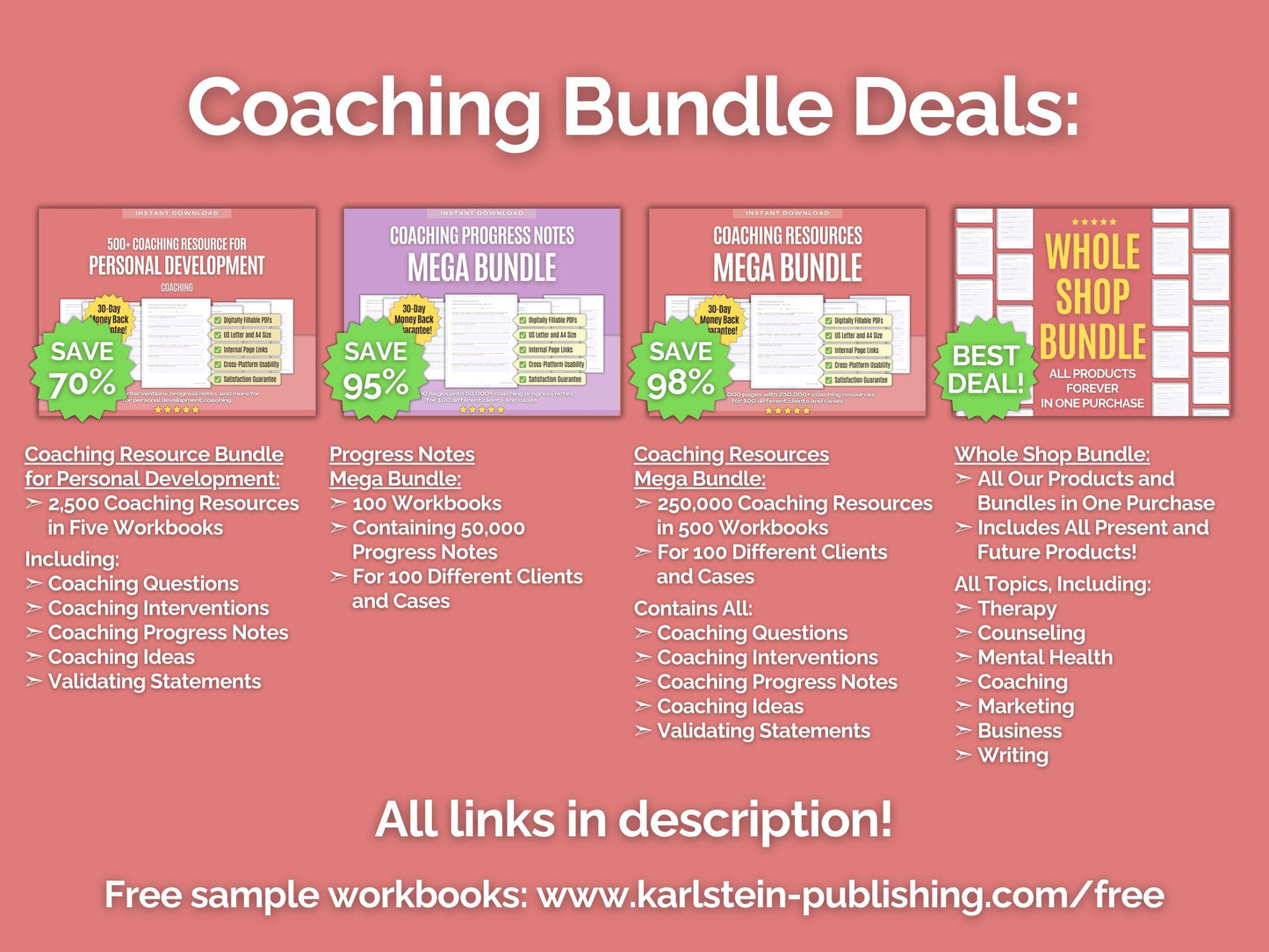 Personal Development Coaching Session Tools