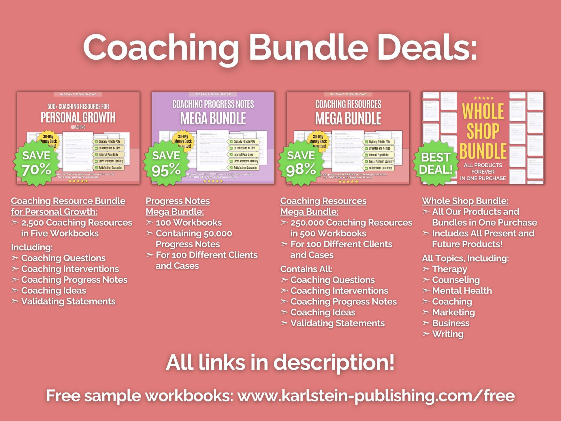 Personal Growth Coaching Session Tools