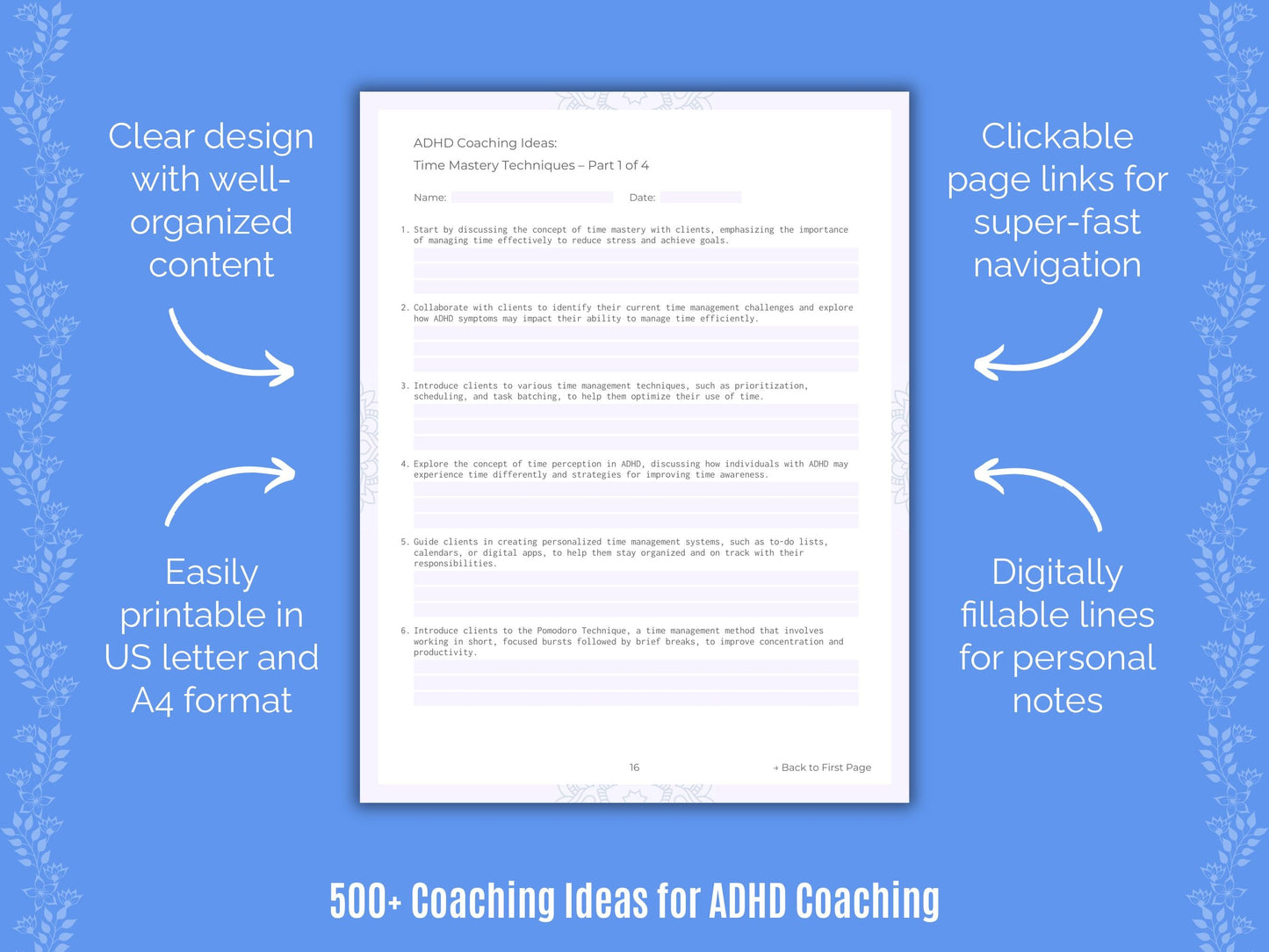 ADHD Coaching Templates