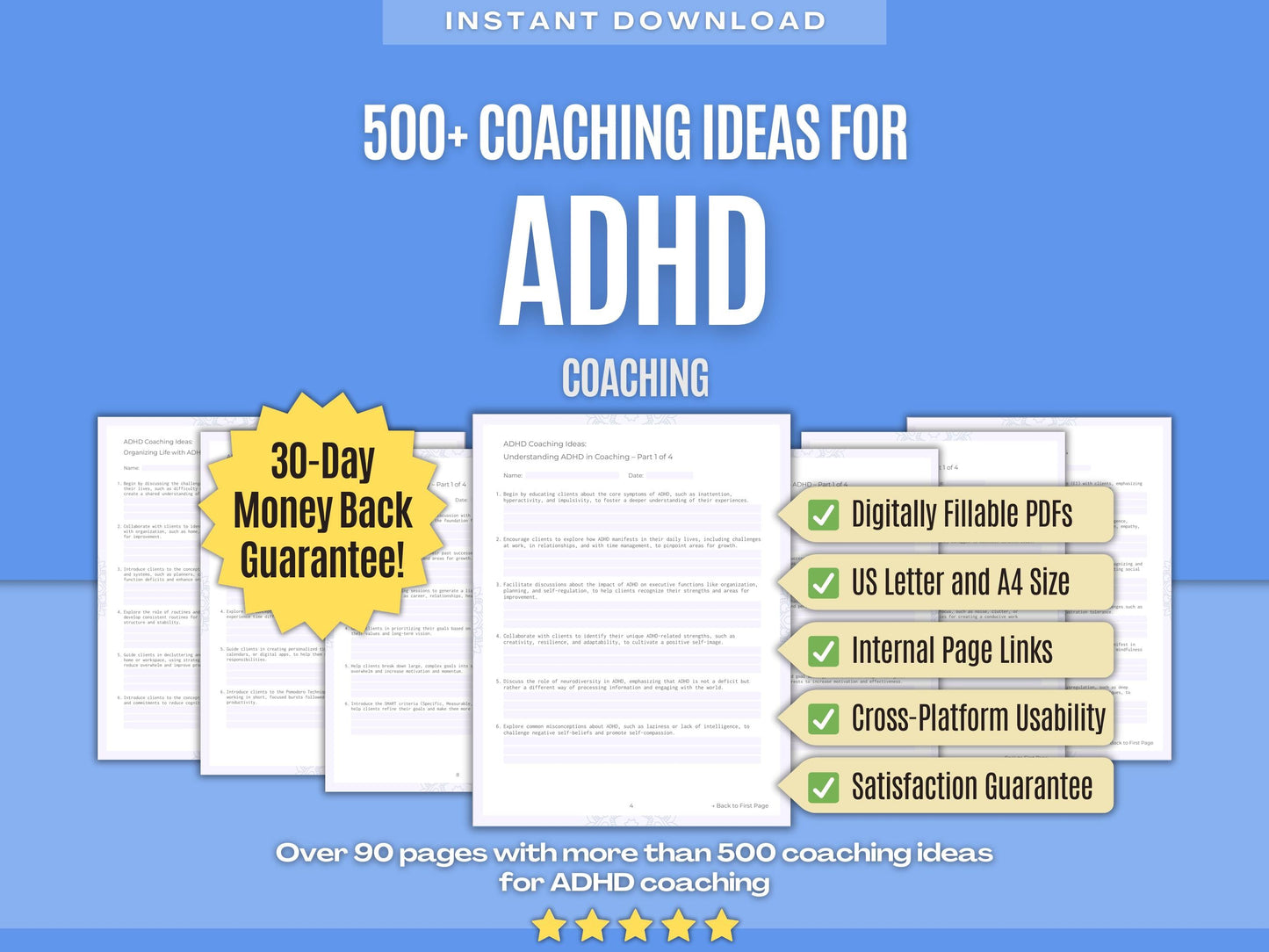 ADHD Coaching Workbooks