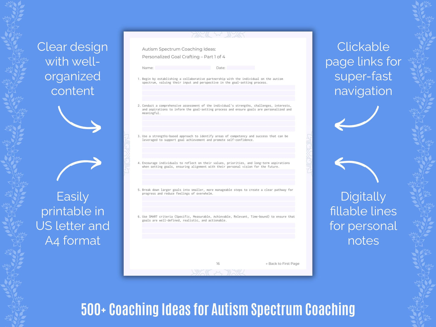 Autism Spectrum Coaching Templates