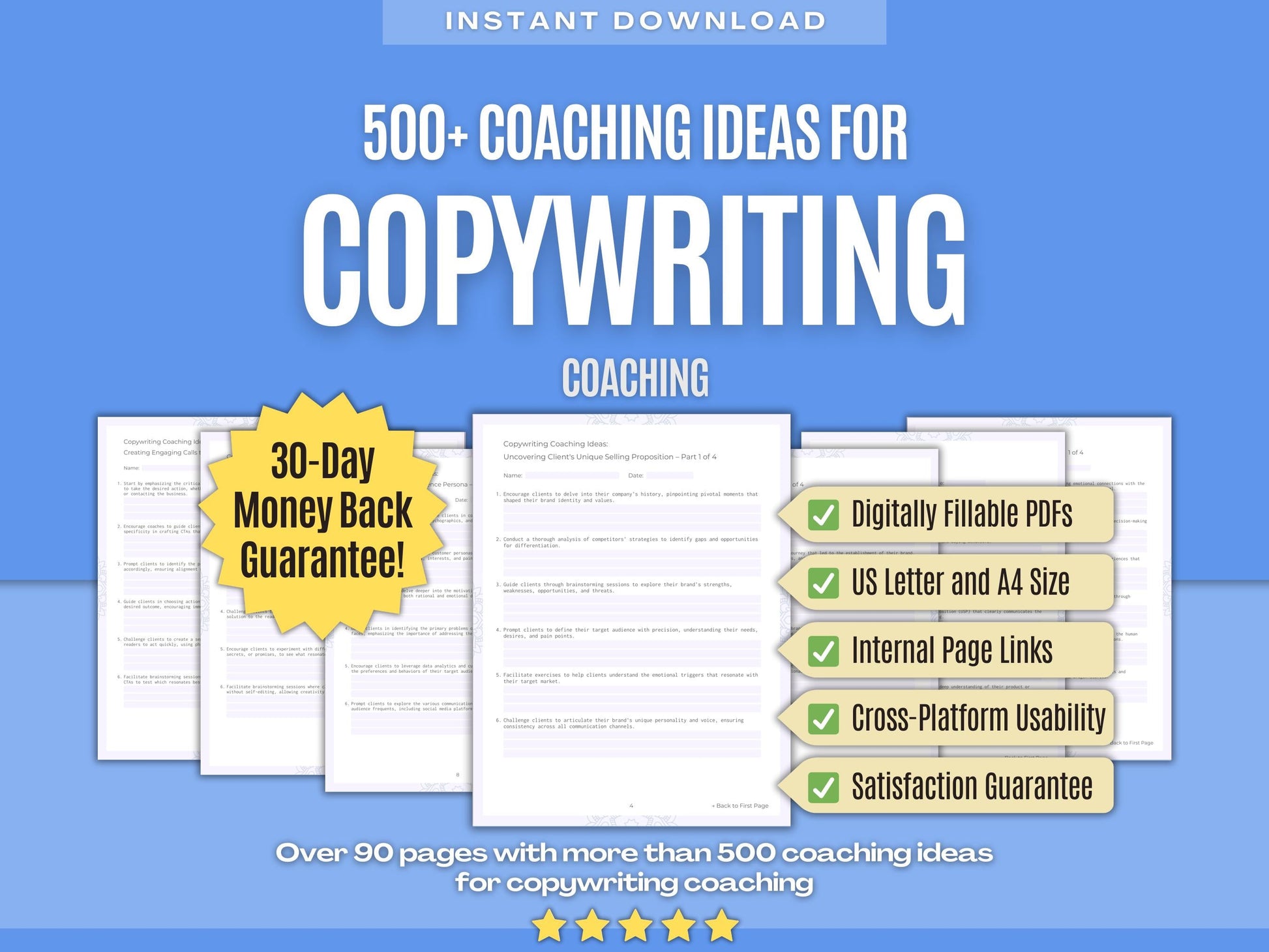 Copywriting Coaching Workbooks