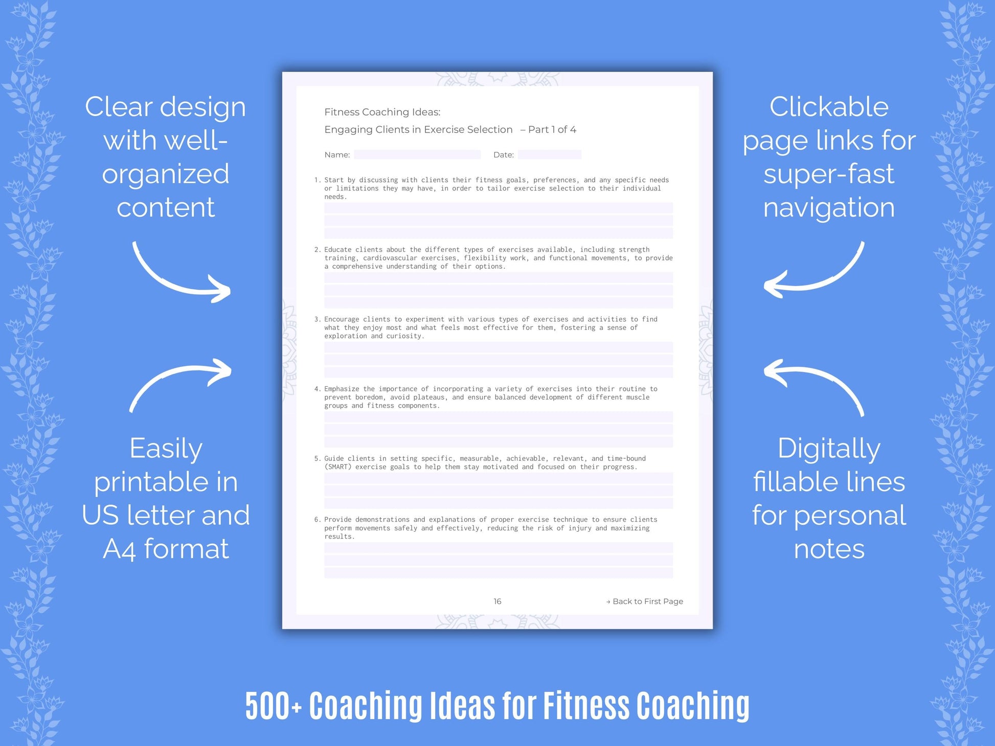 Fitness Coaching Templates