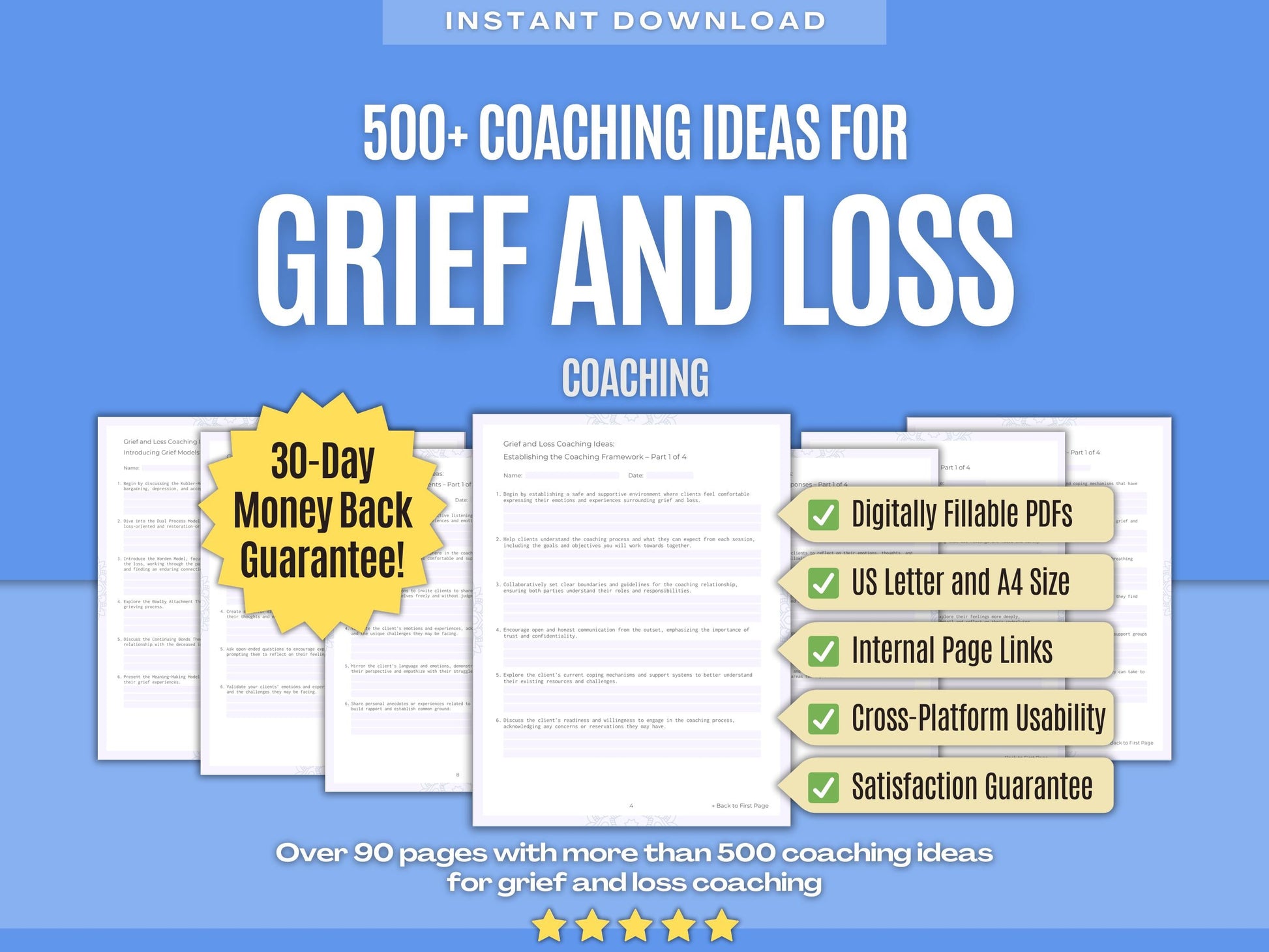 Grief and Loss Coaching Workbooks