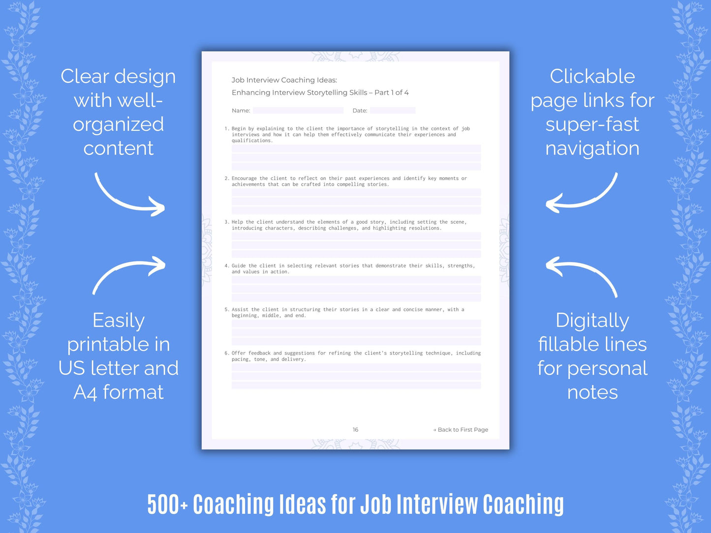 Job Interview Coaching Templates