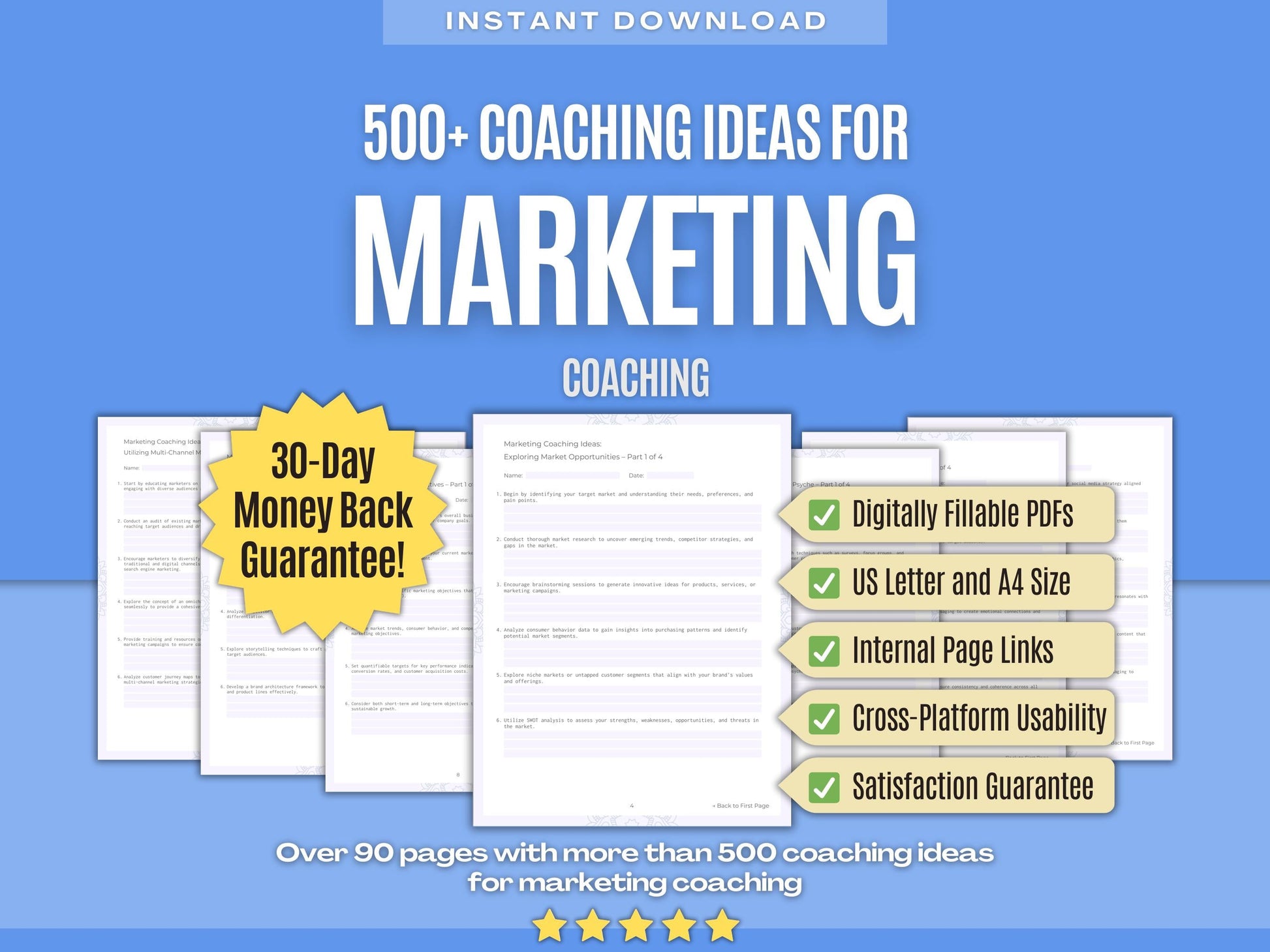 Marketing Coaching Workbooks