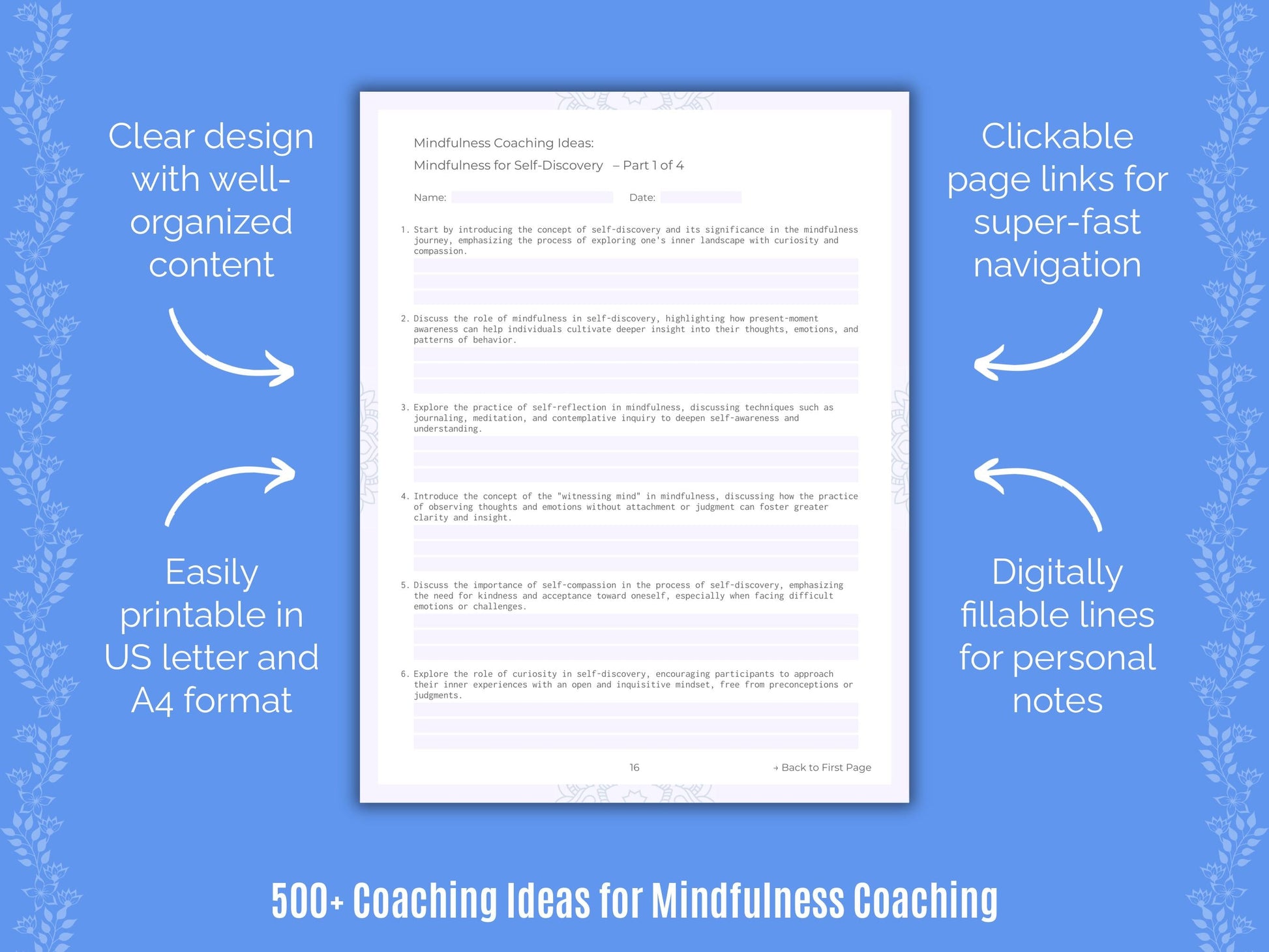 Mindfulness Coaching Templates