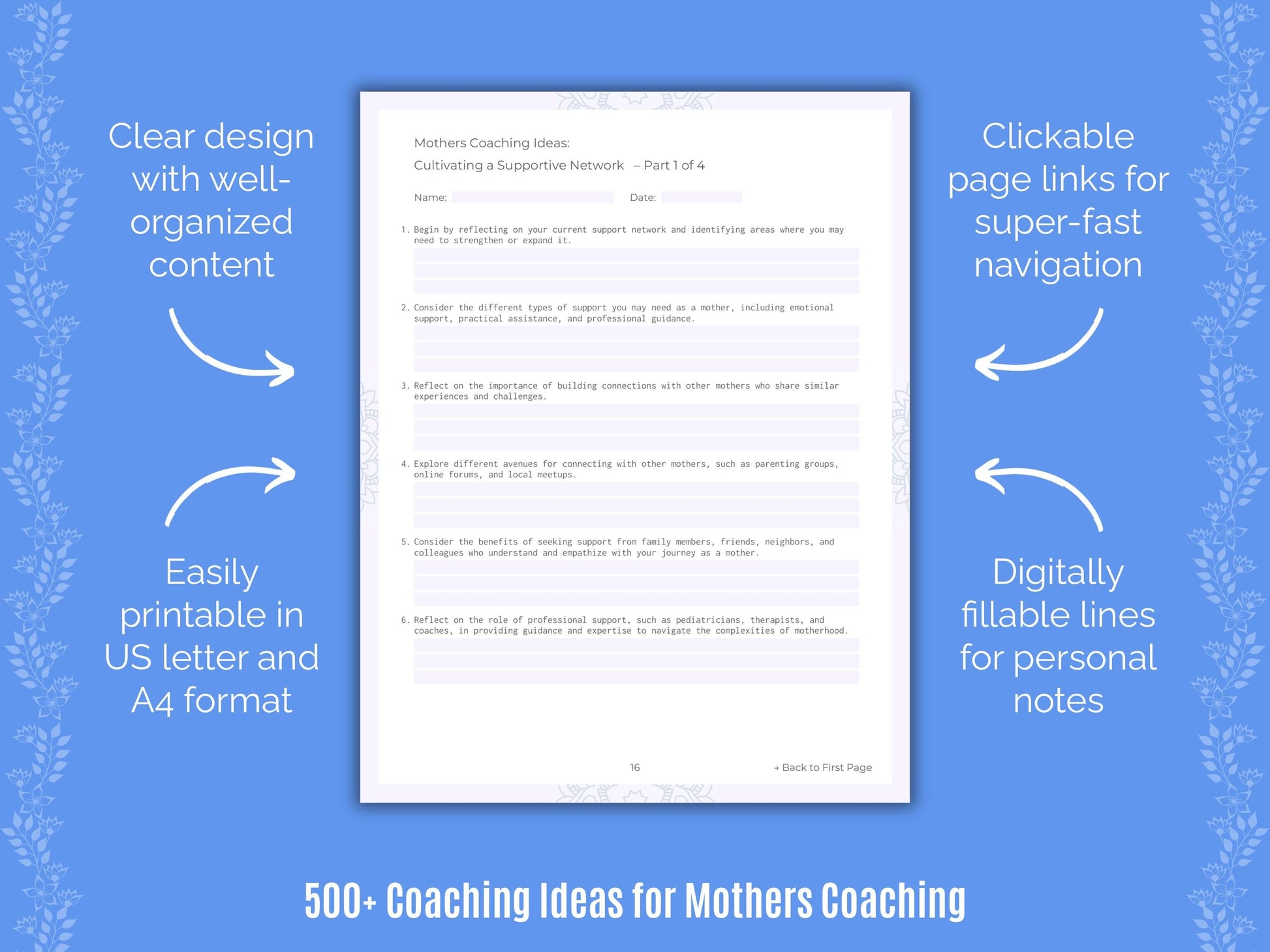 Mothers Coaching Templates