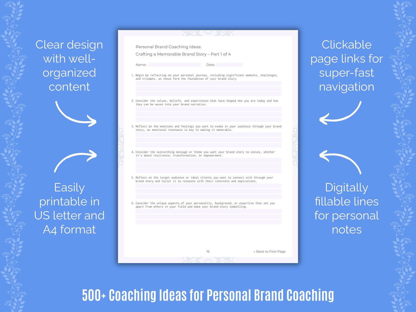 Personal Brand Coaching Templates