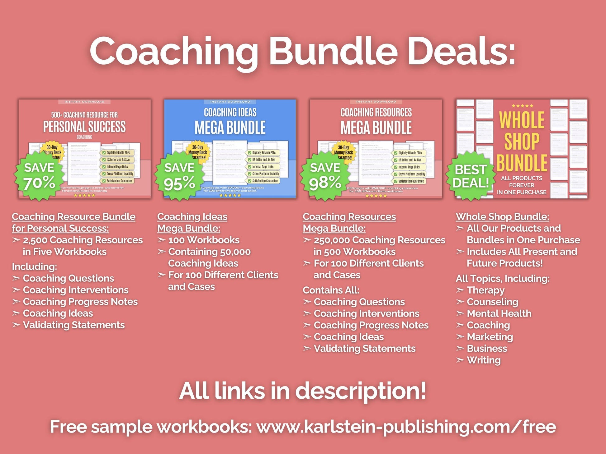 Personal Success Coaching Session Tools