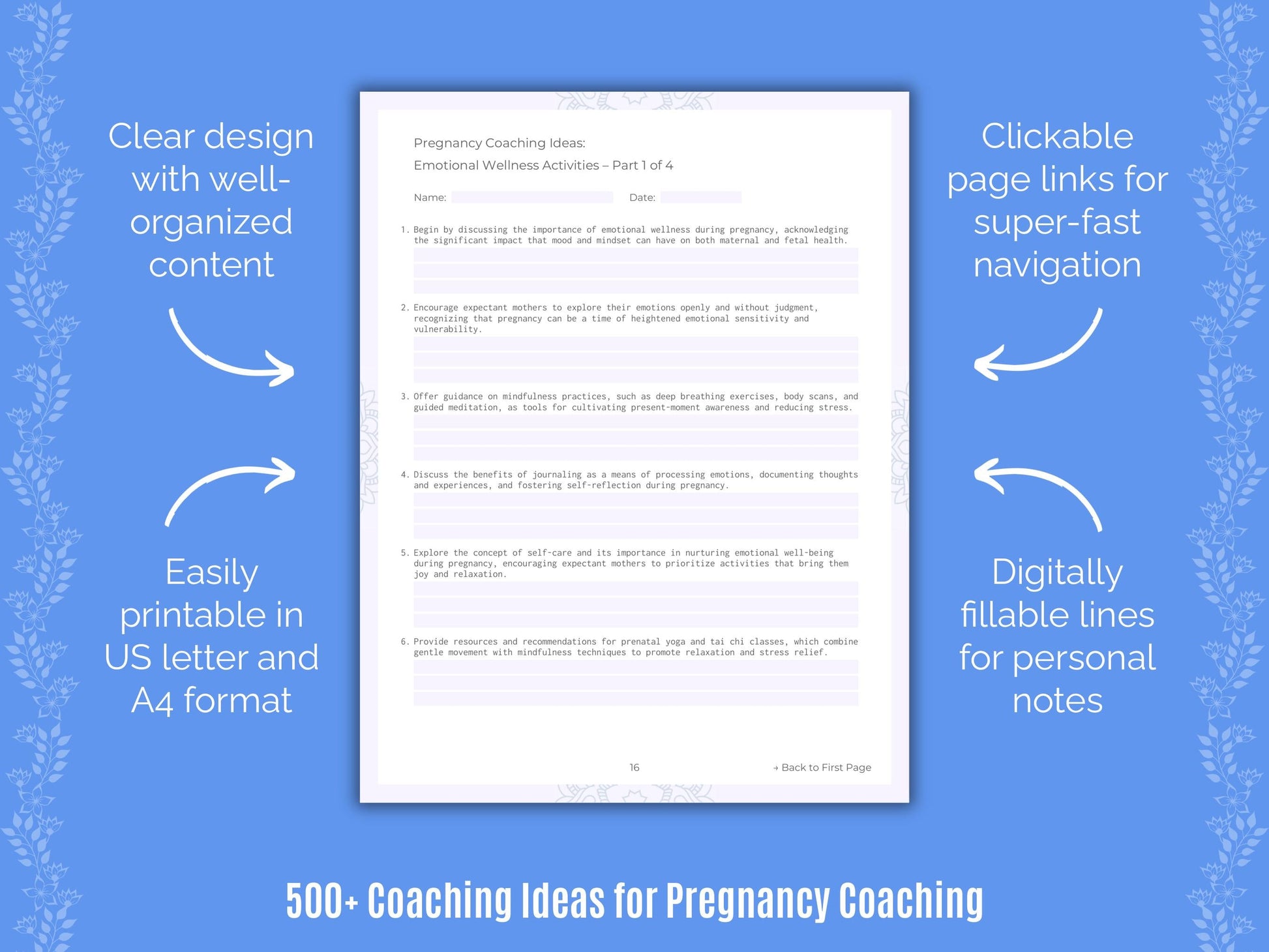 Pregnancy Coaching Templates