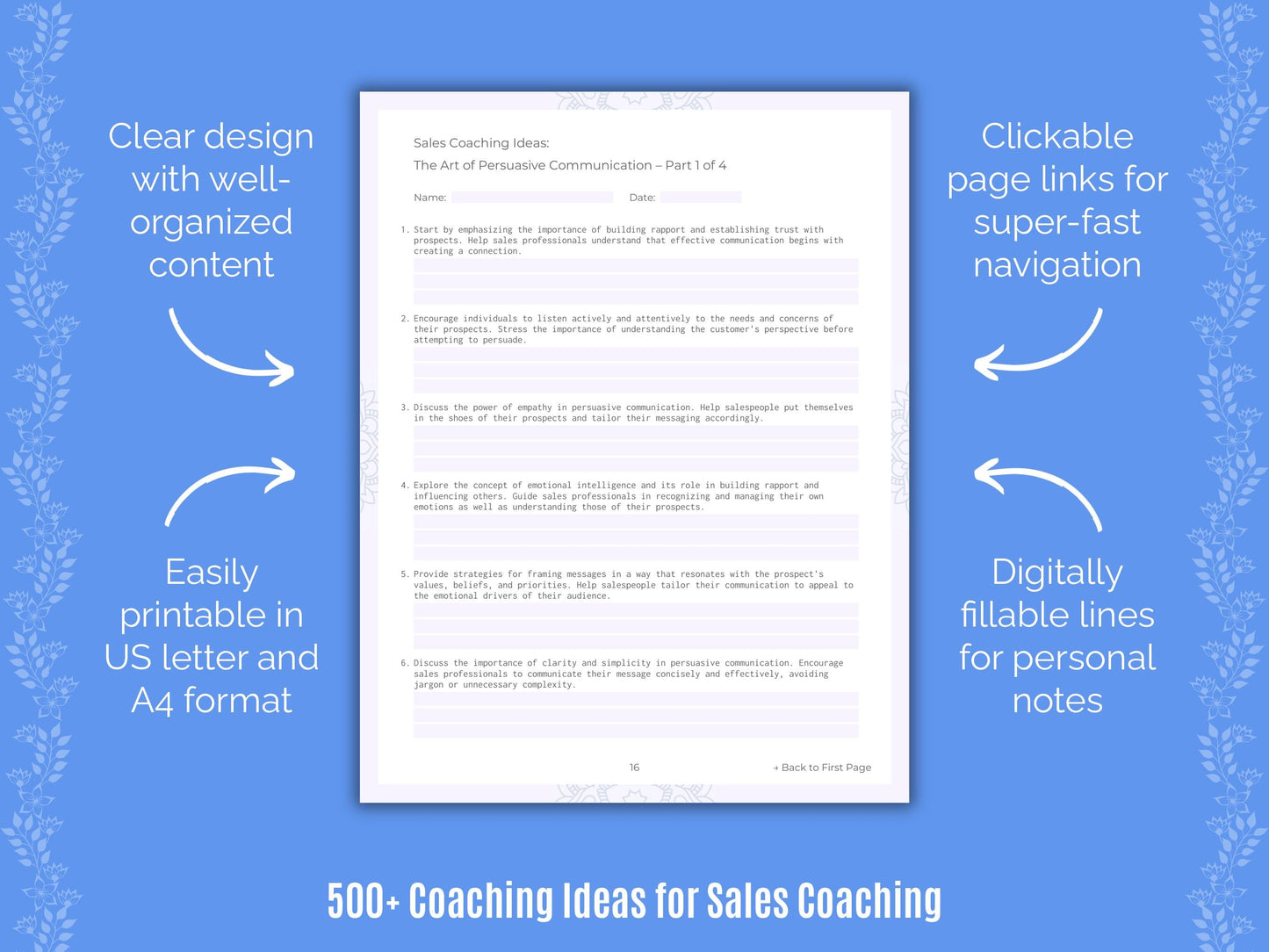 Sales Coaching Templates