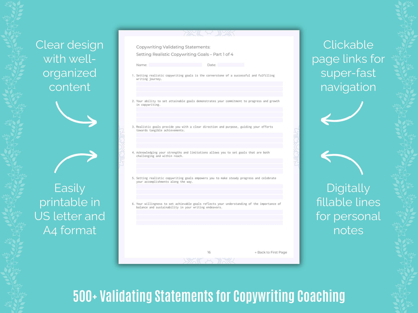 Copywriting Coaching Templates