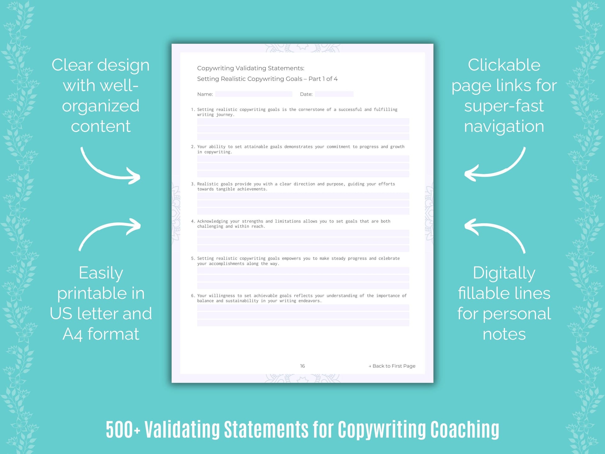 Copywriting Coaching Templates