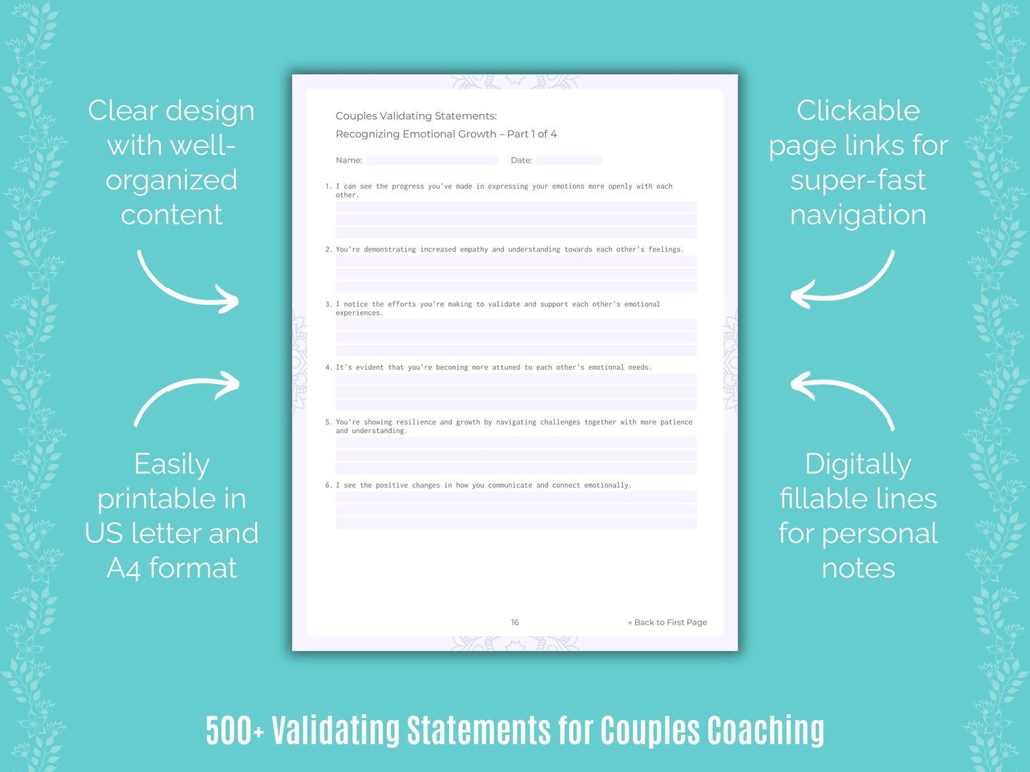 Couples Coaching Templates