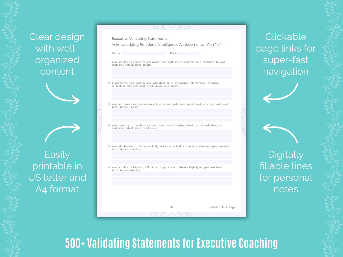 Executive Coaching Templates