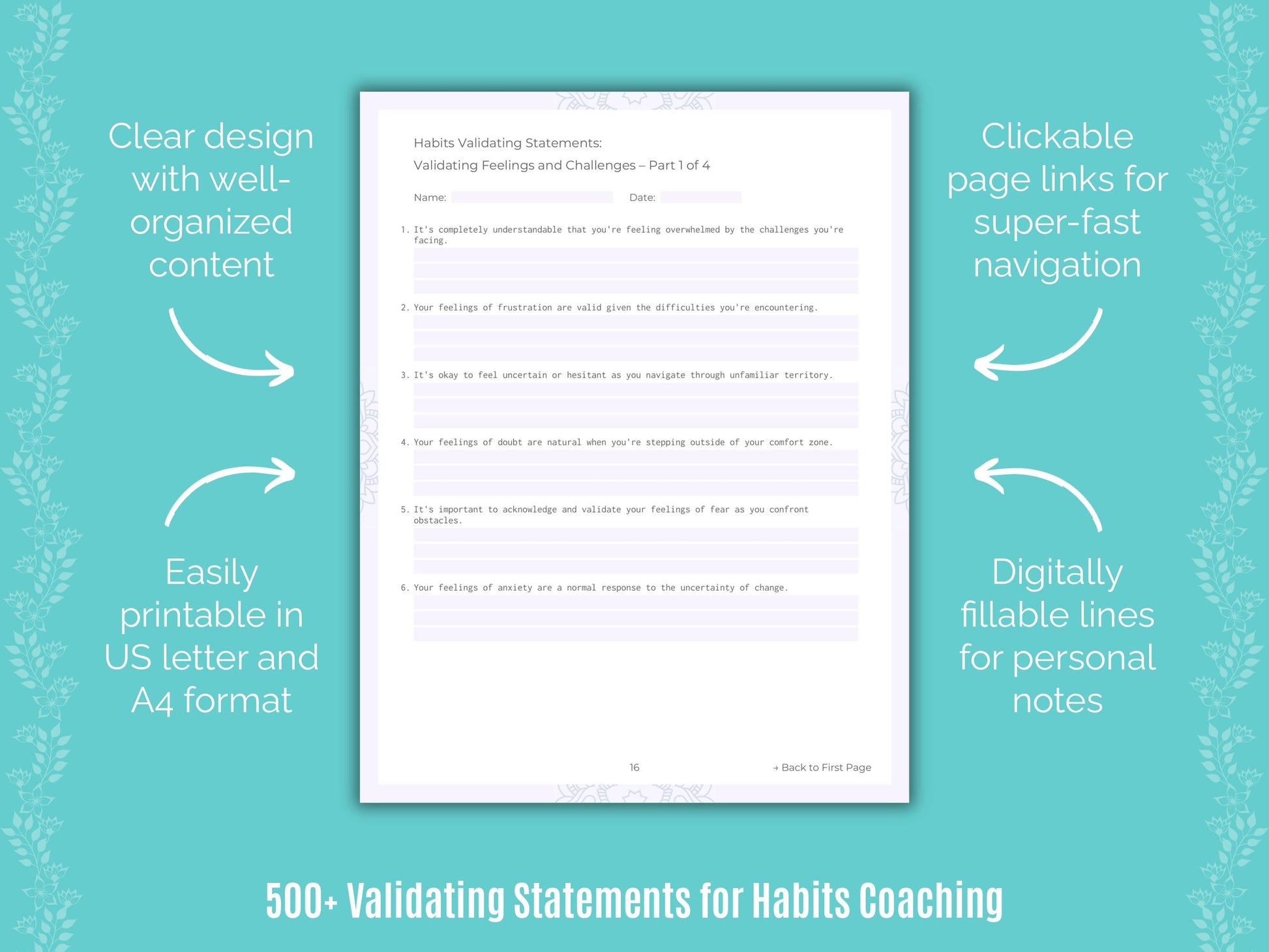 Habits Coaching Templates