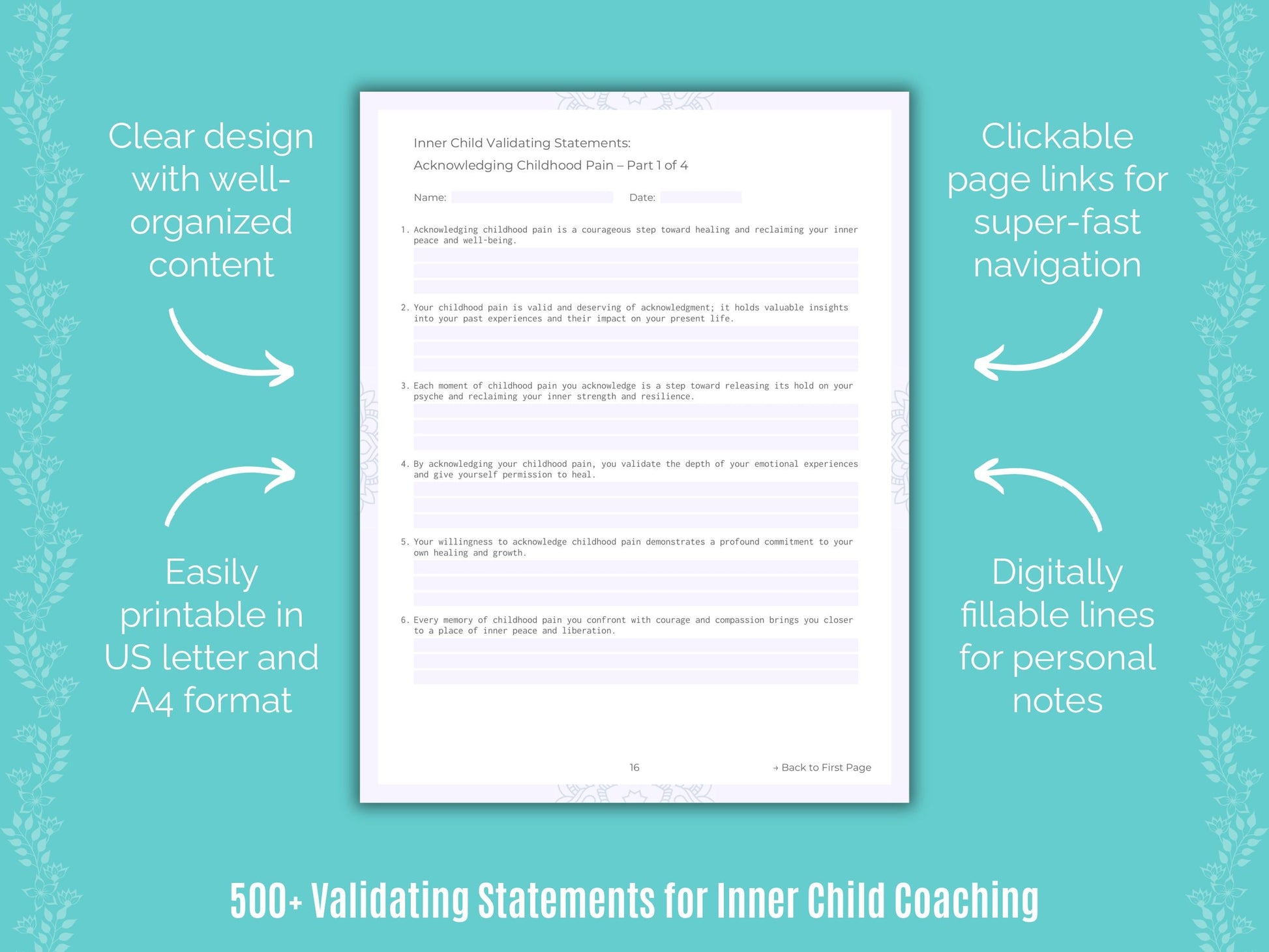 Inner Child Coaching Templates