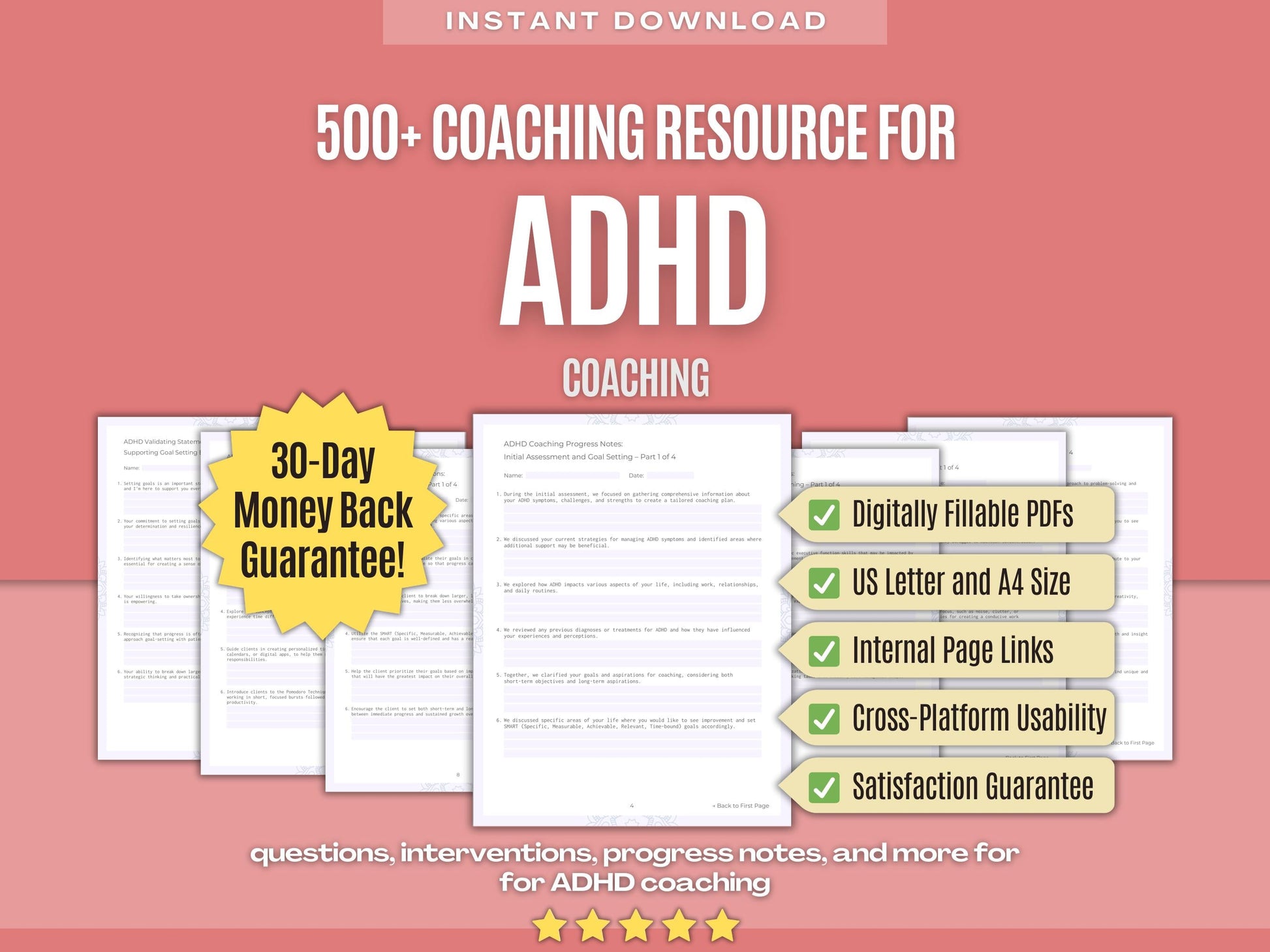 ADHD Coaching Workbooks