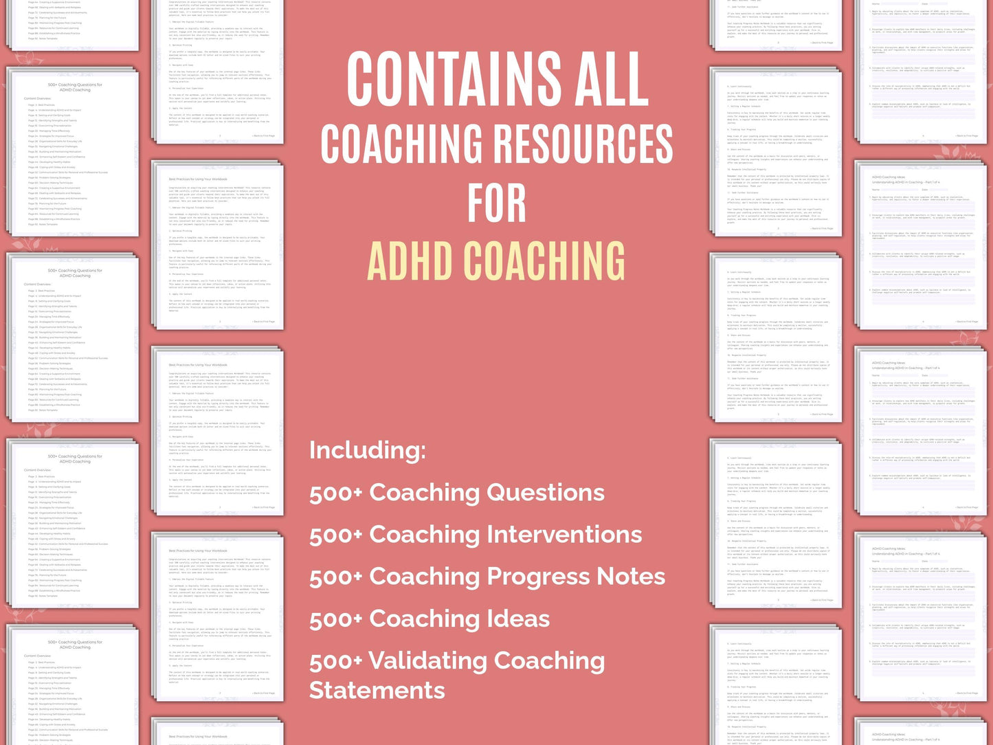 ADHD Coaching Worksheets