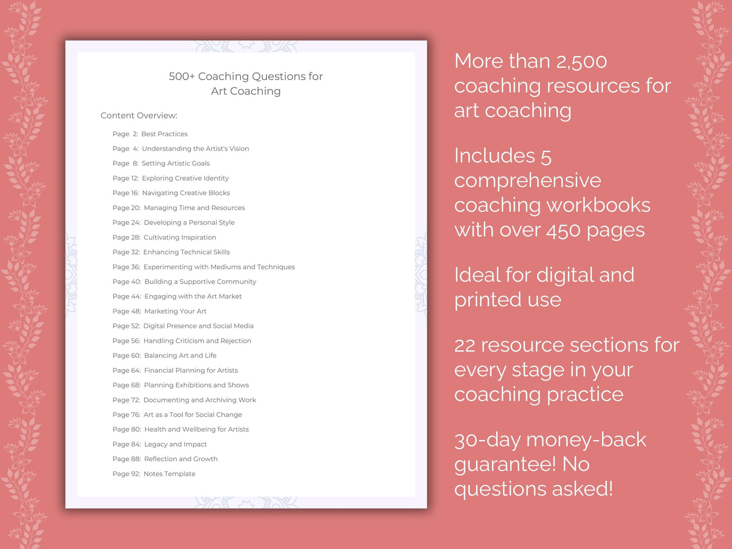 Art Coaching Templates