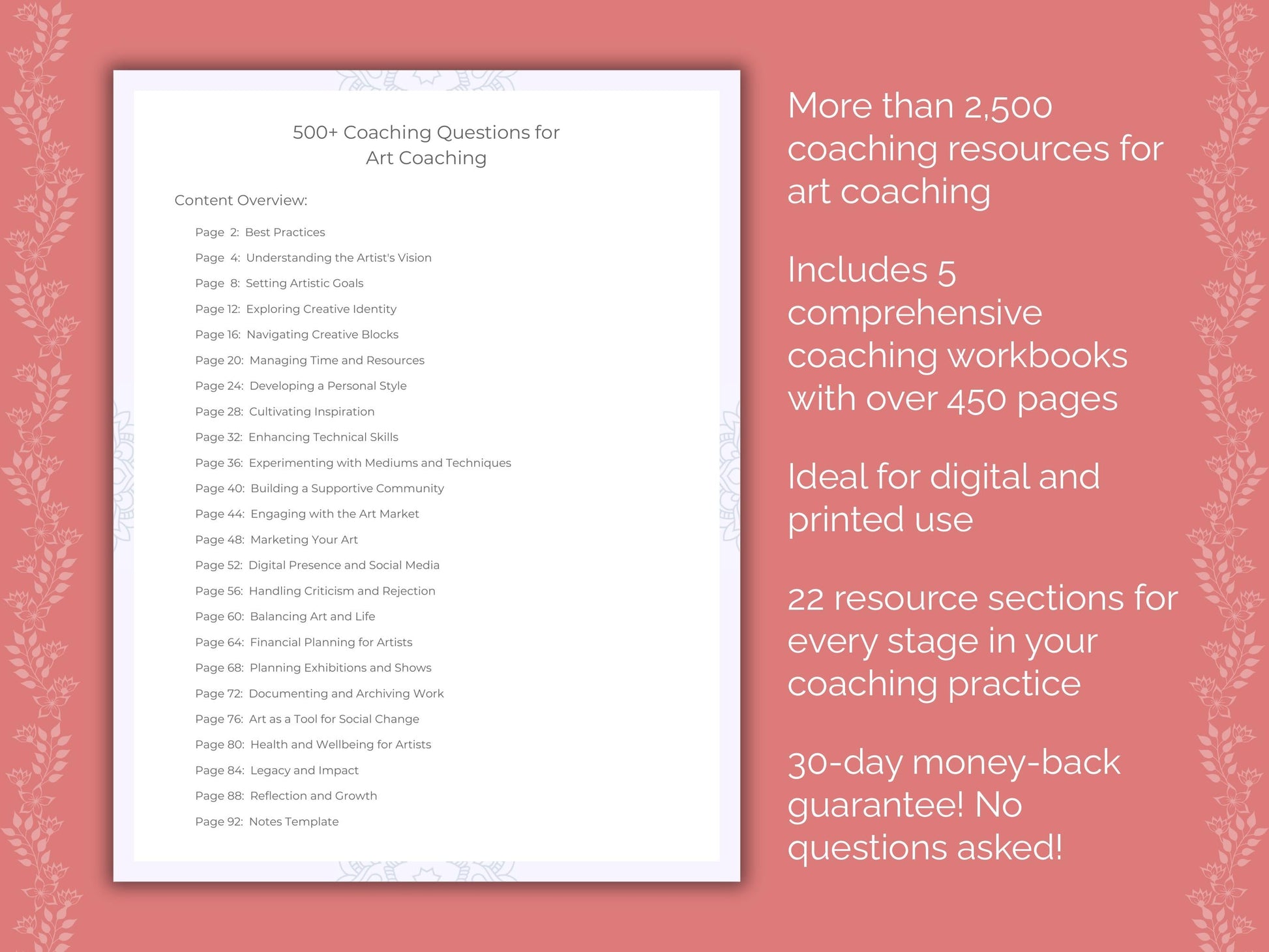 Art Coaching Templates