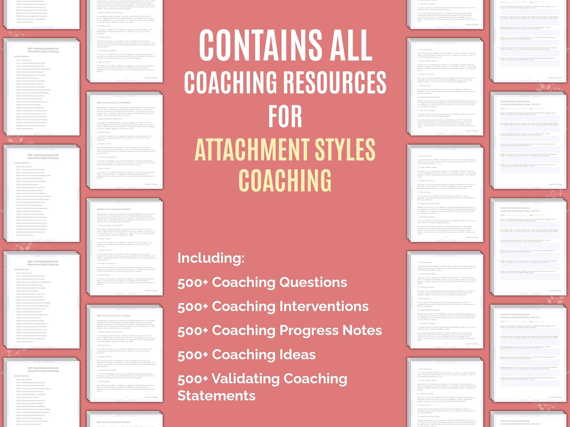 Attachment Styles Coaching Worksheets