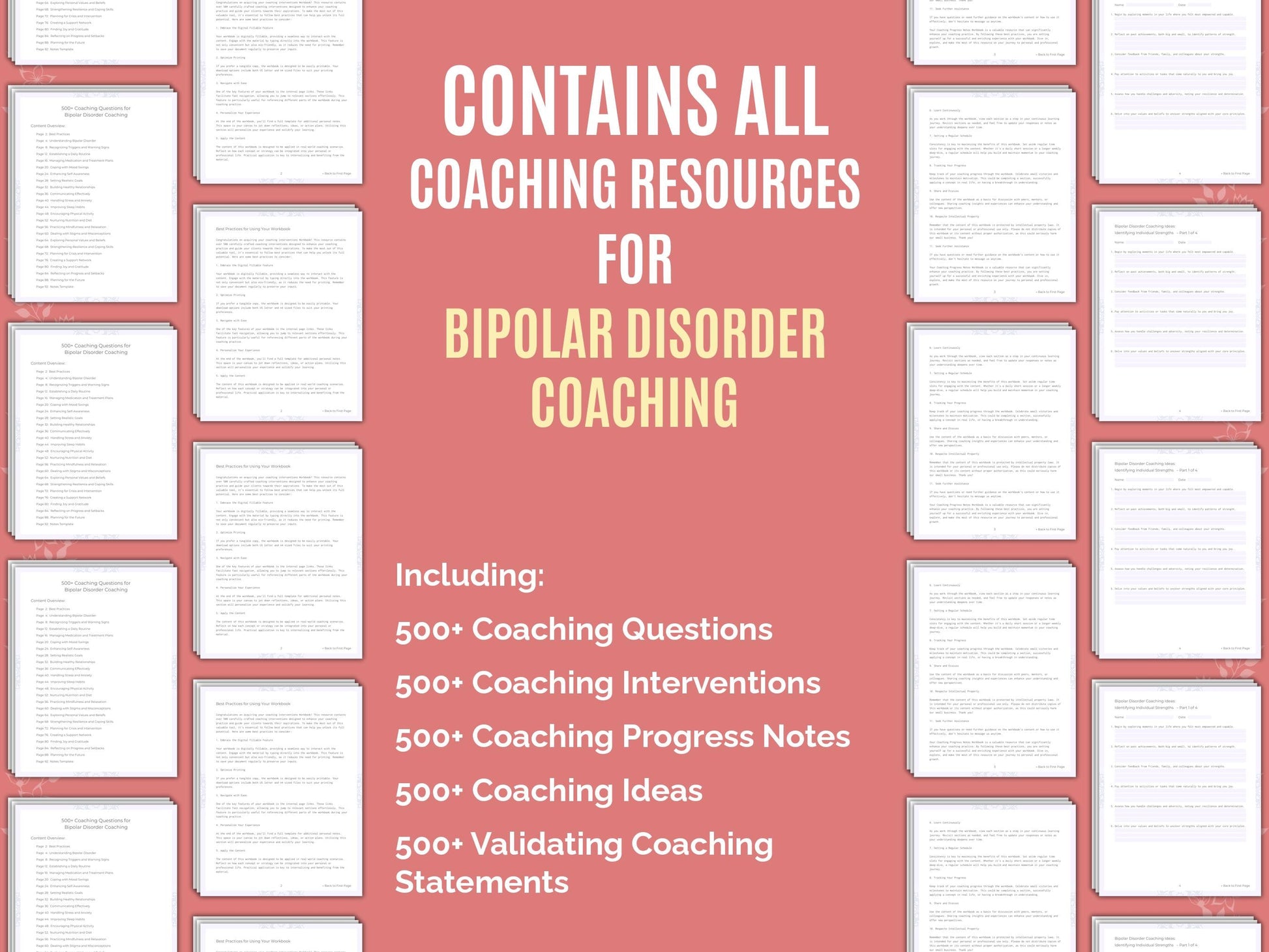 Bipolar Disorder Coaching Worksheets