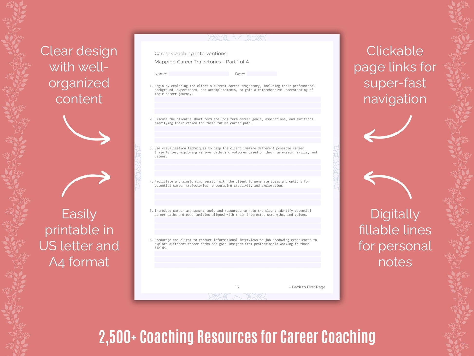 Career Coaching Cheat Sheets