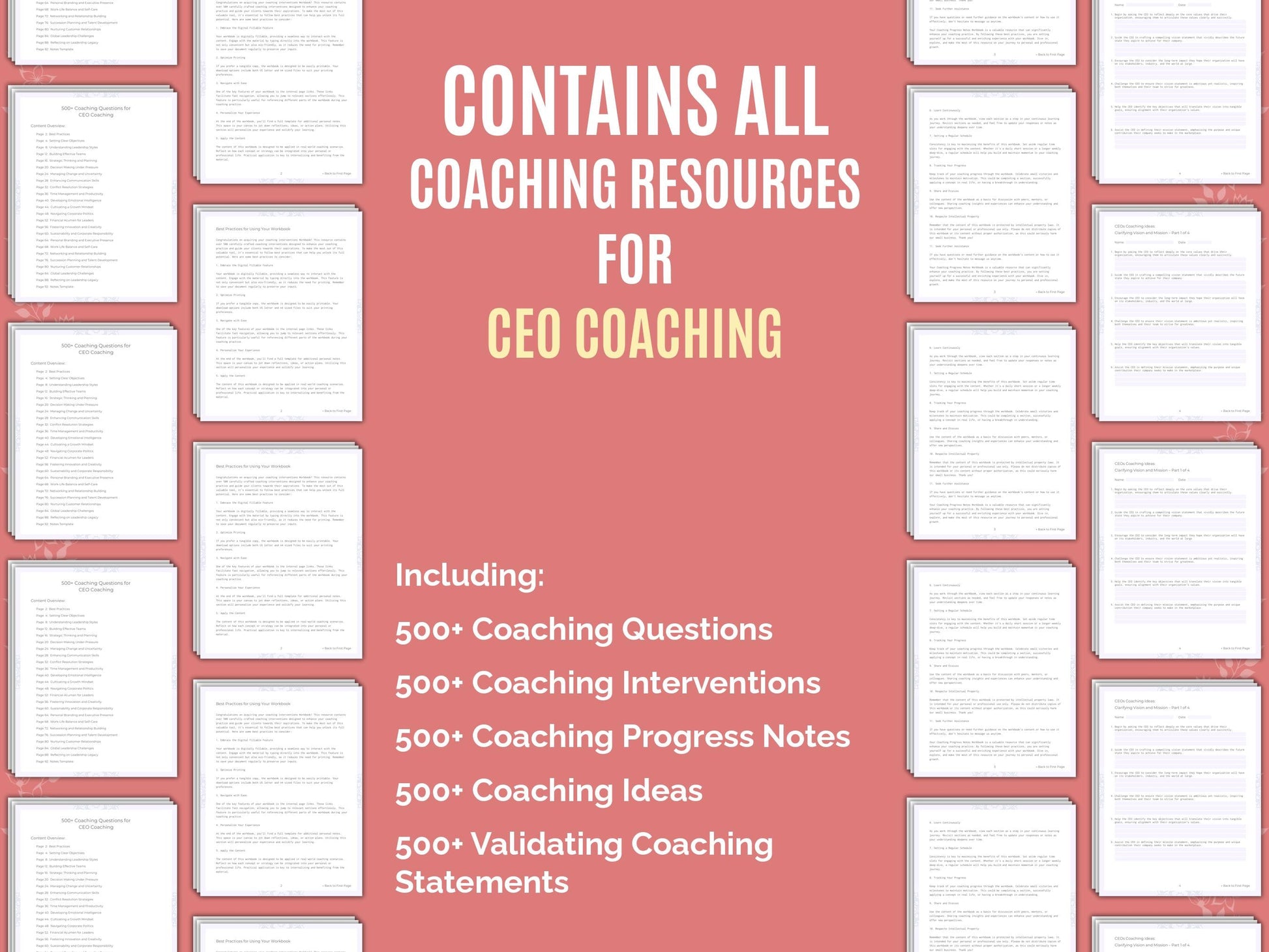 CEO Coaching Worksheets