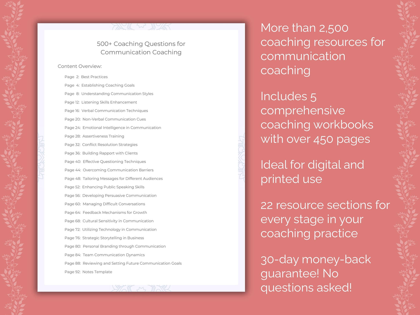 Communication Coaching Templates