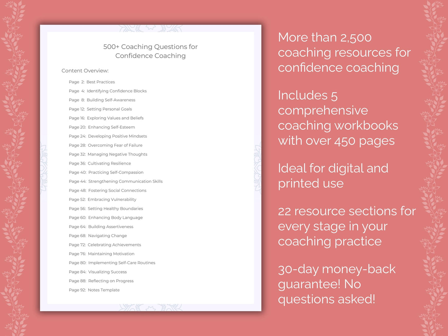 Confidence Coaching Templates