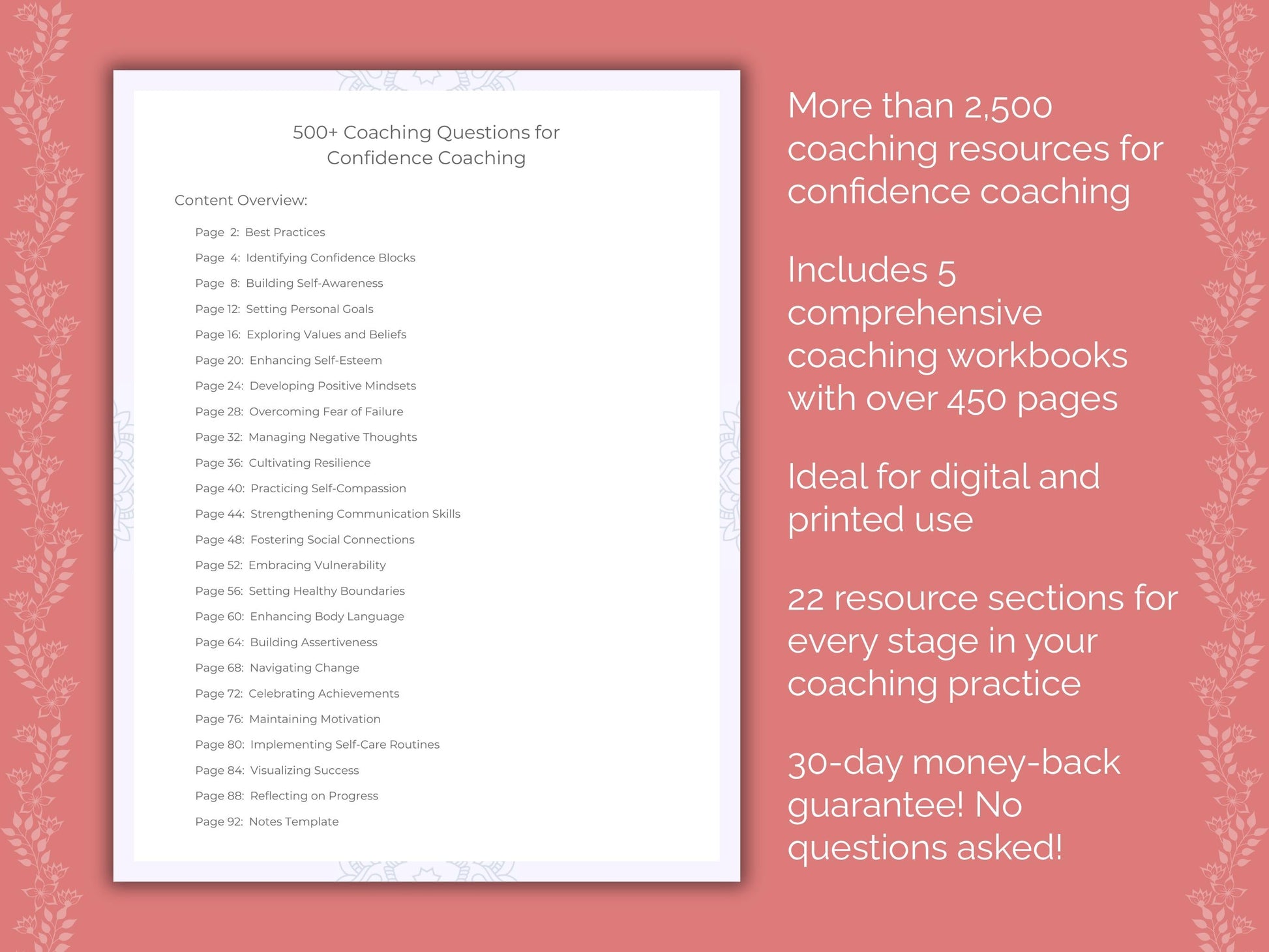 Confidence Coaching Templates