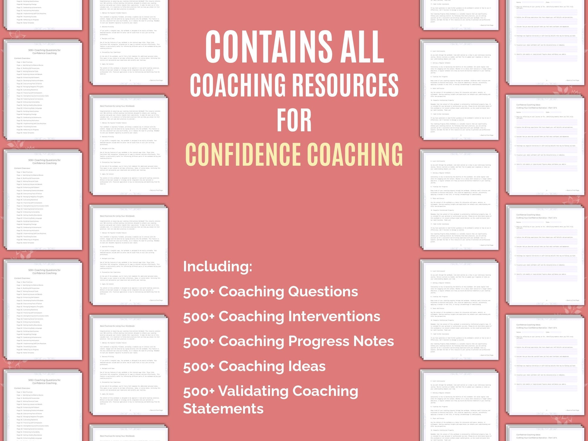 Confidence Coaching Worksheets