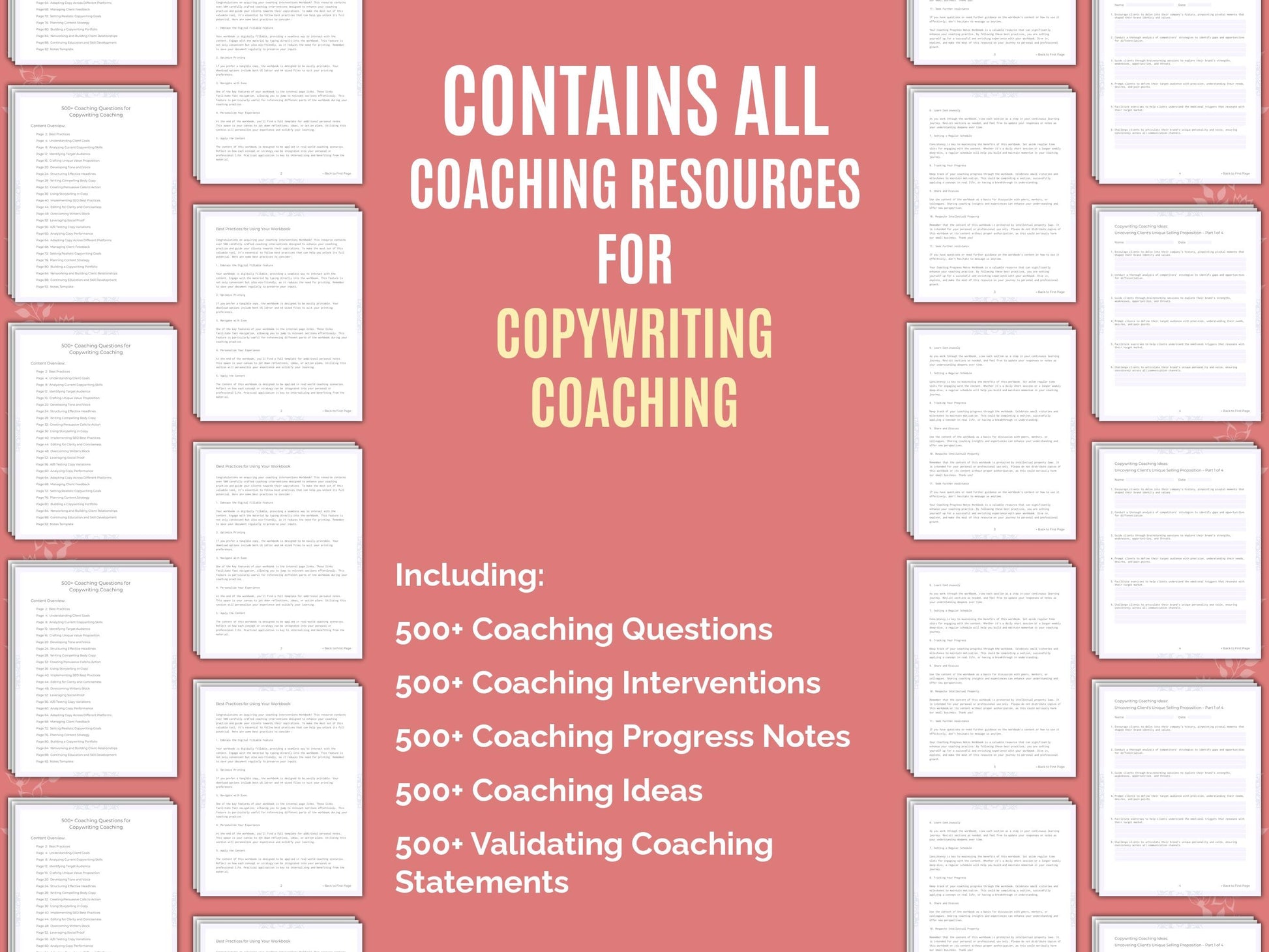 Copywriting Coaching Worksheets