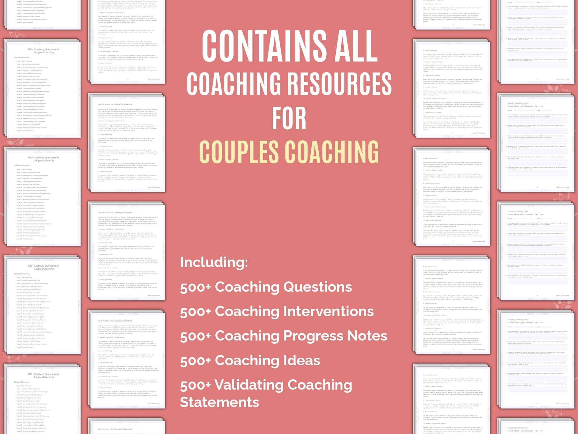 Couples Coaching Worksheets