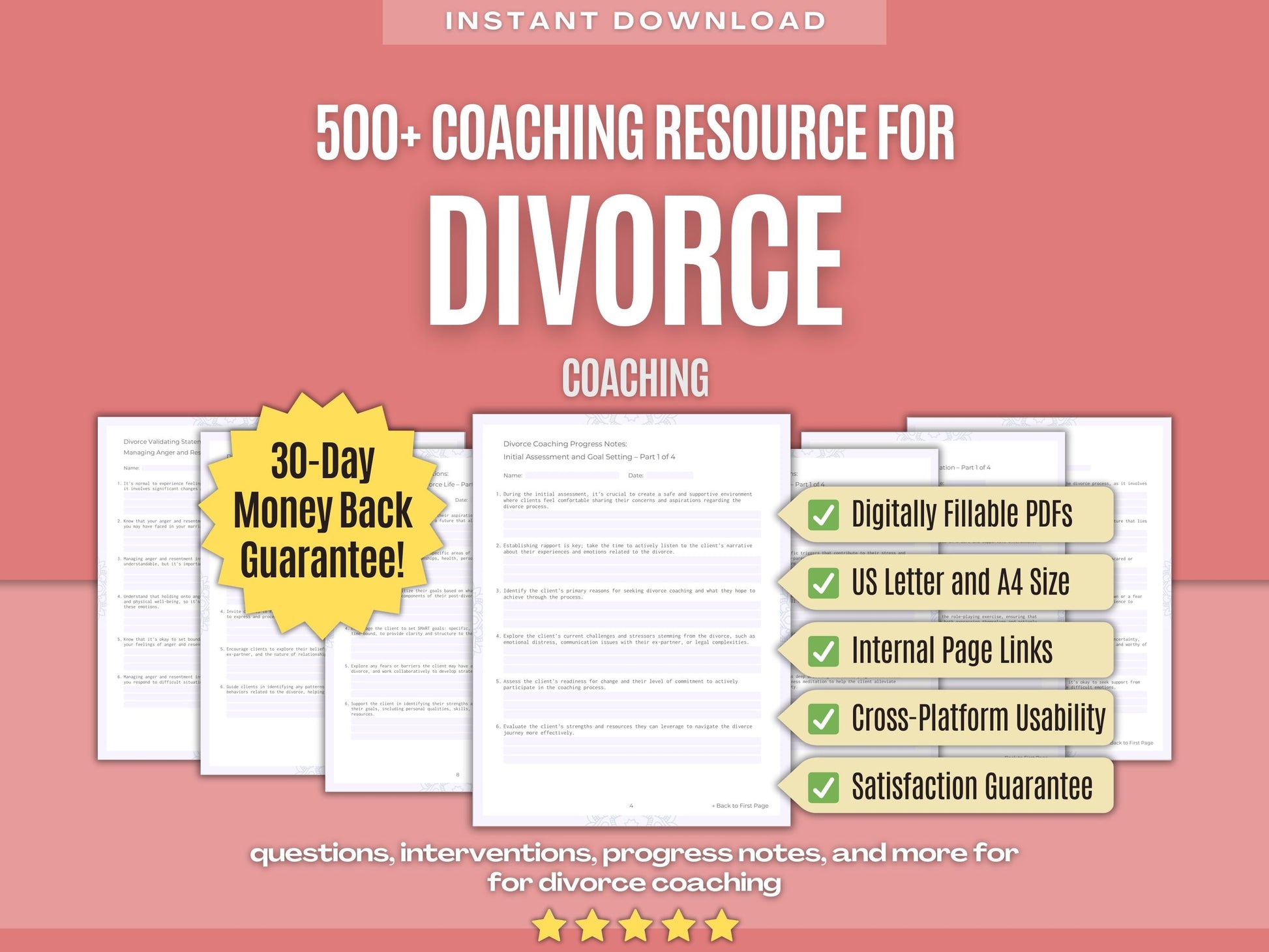 Divorce Coaching Workbooks