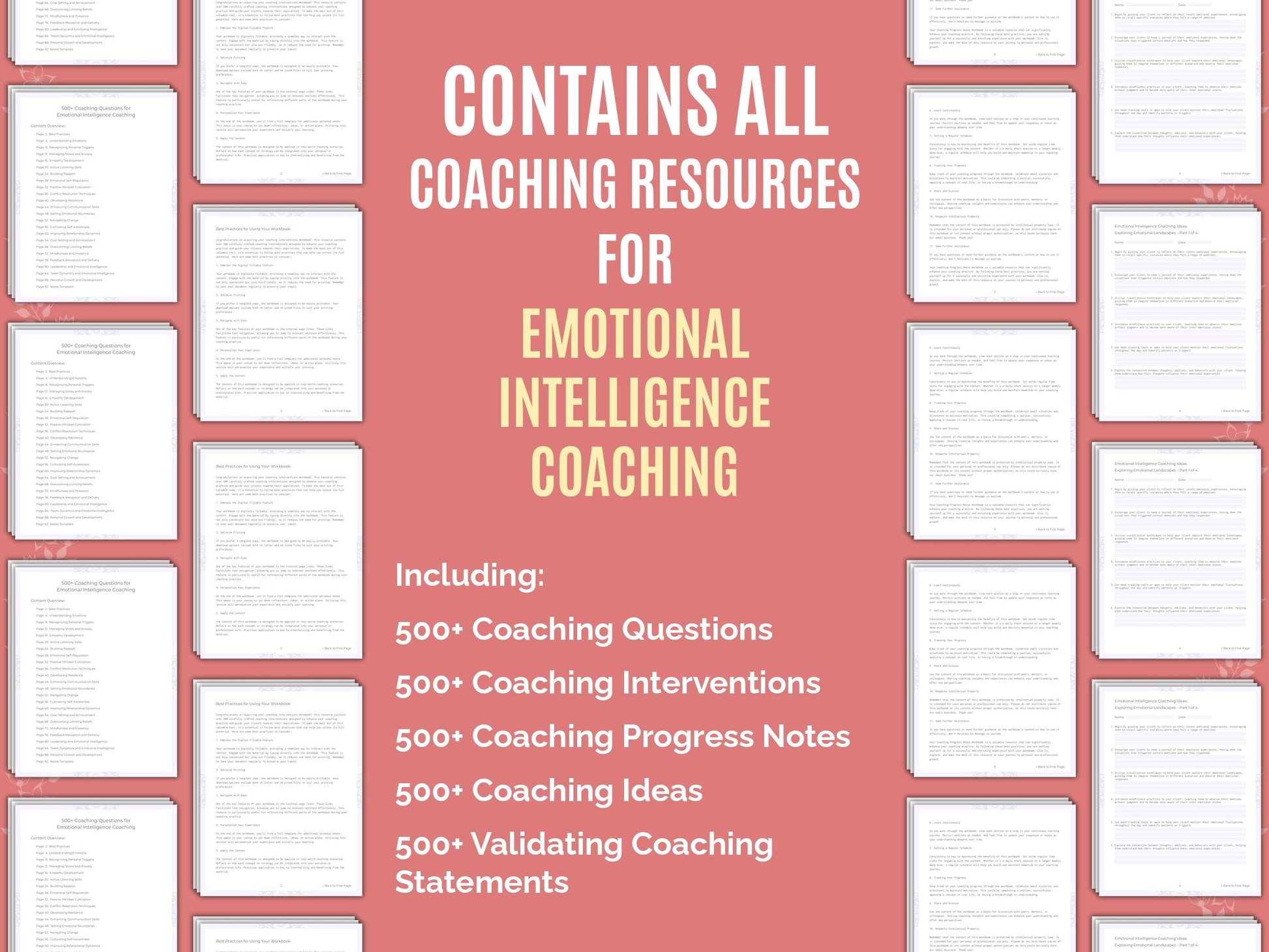 Emotional Intelligence Coaching Worksheets