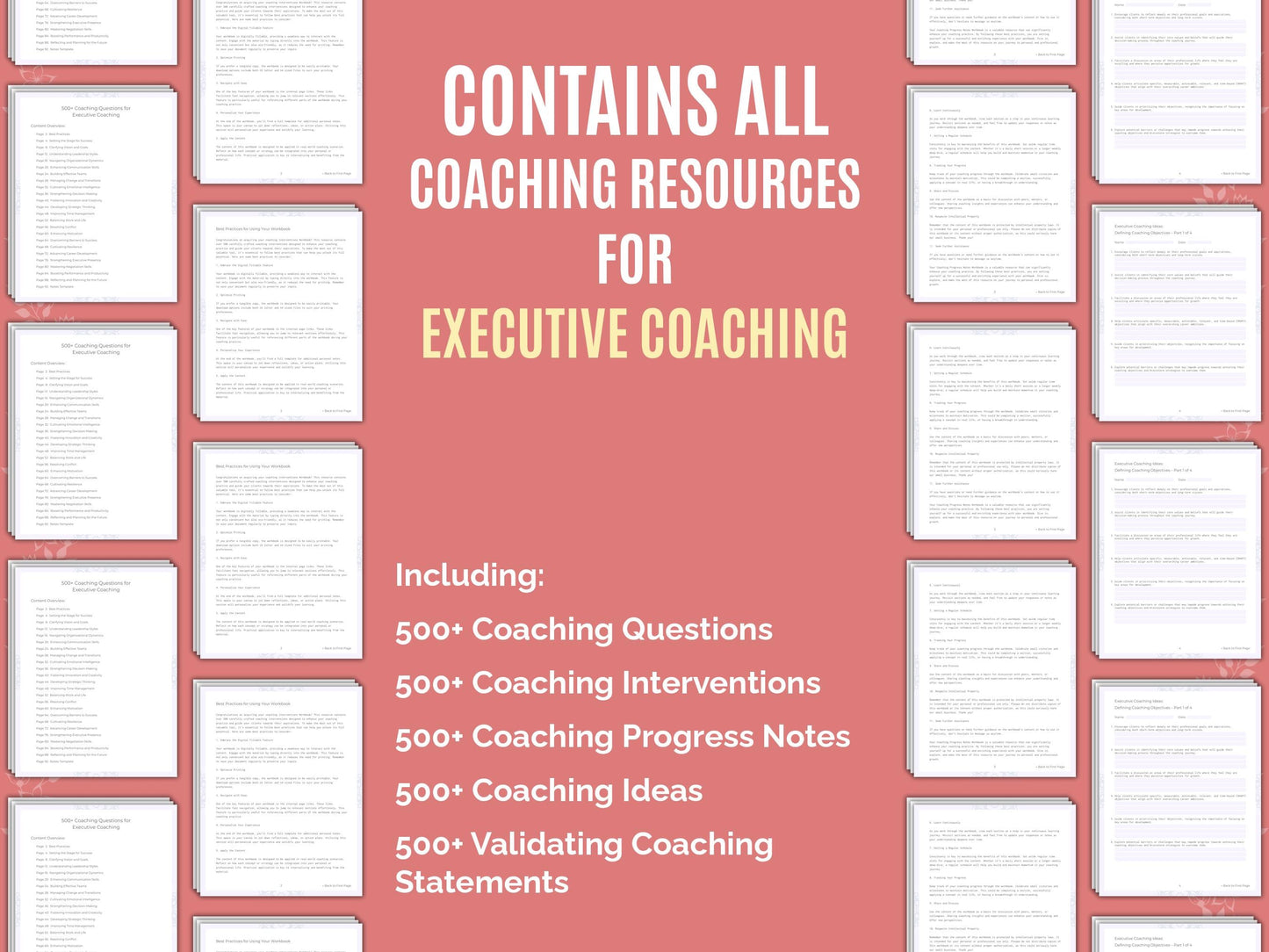 Executive Coaching Worksheets