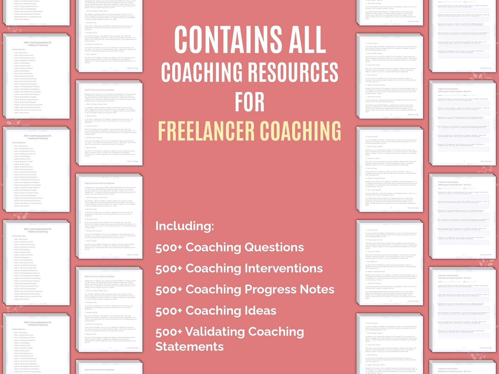 Freelancer Coaching Worksheets