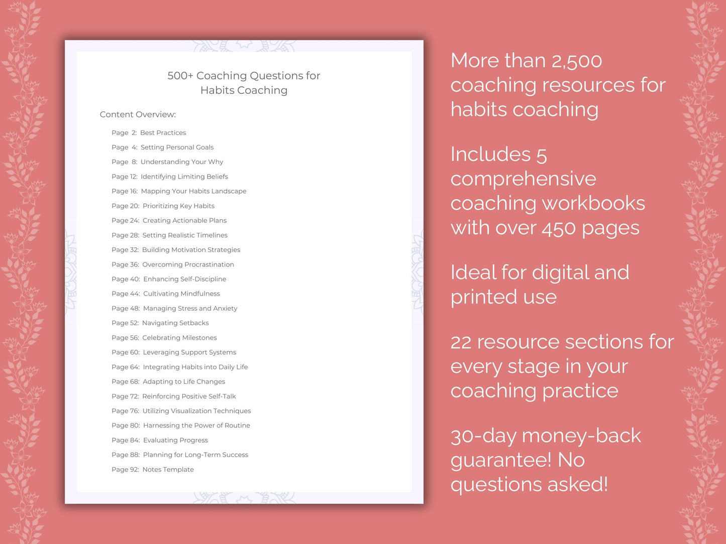 Habits Coaching Templates