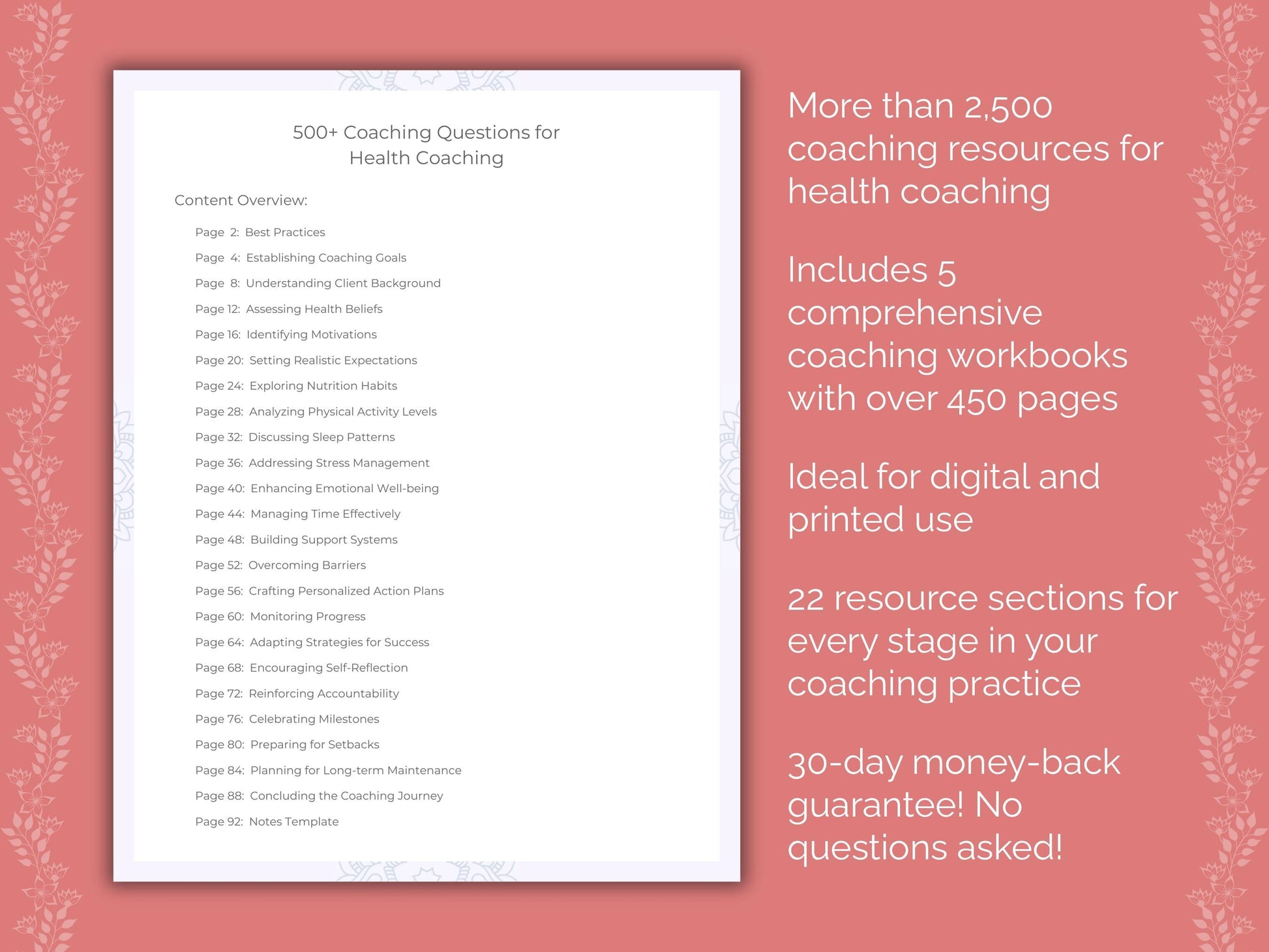 Health Coaching Templates