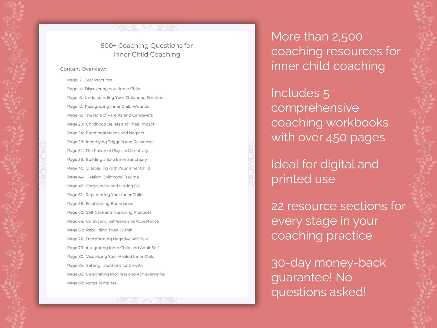 Inner Child Coaching Templates