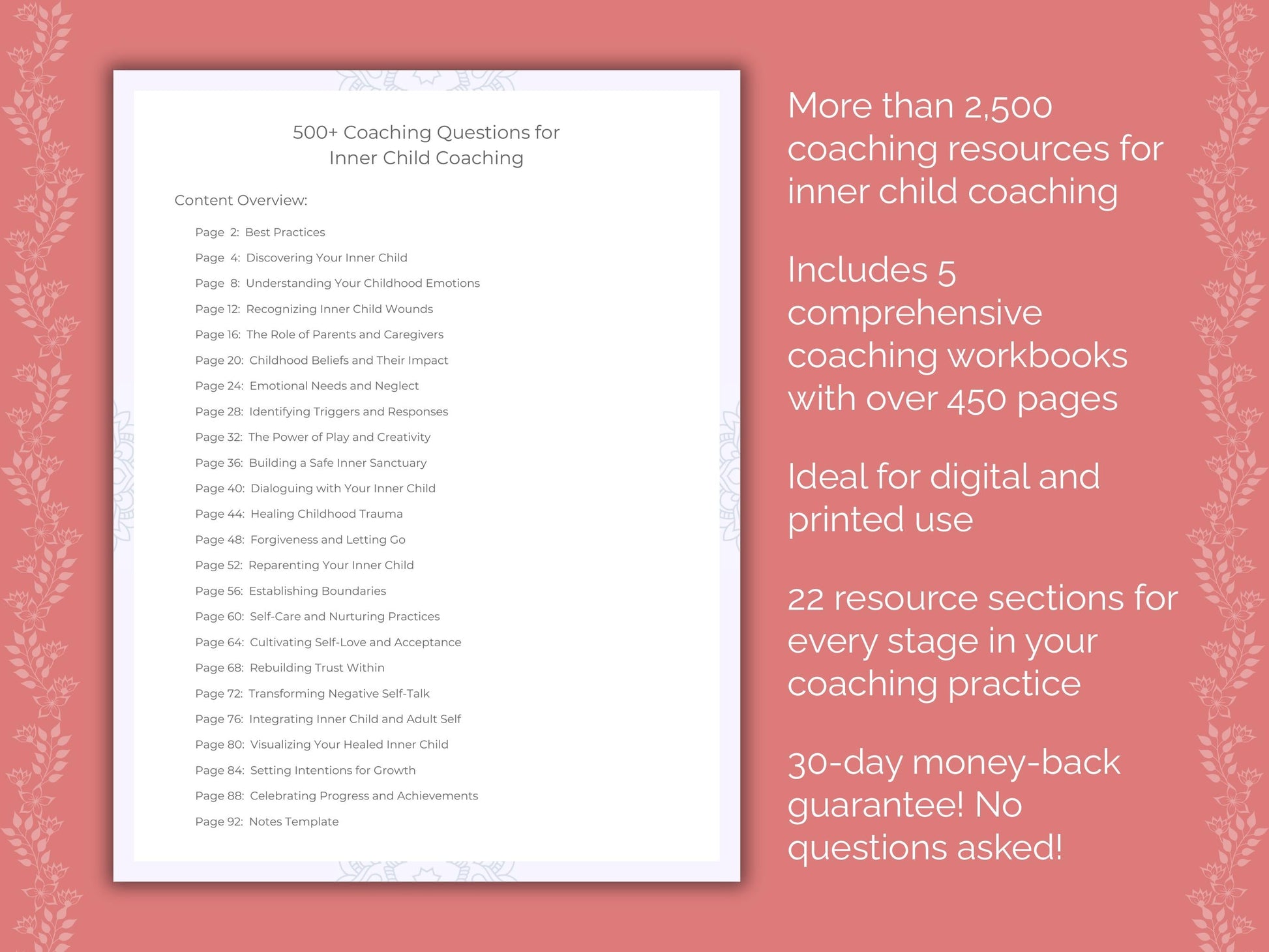 Inner Child Coaching Templates