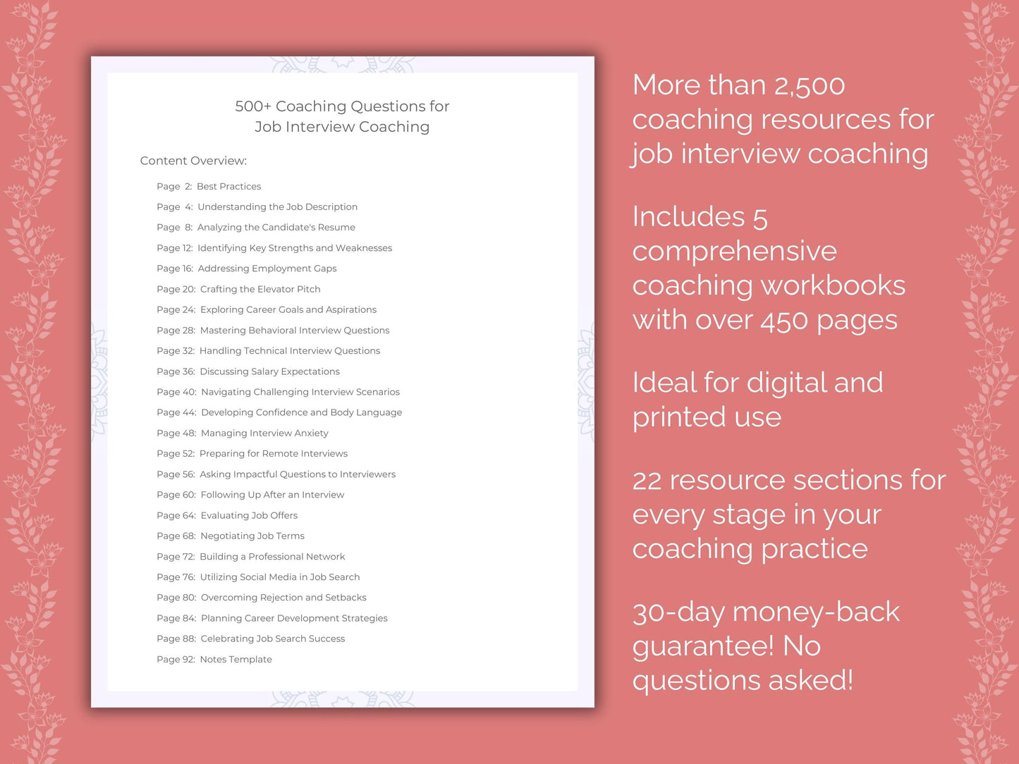 Job Interview Coaching Templates